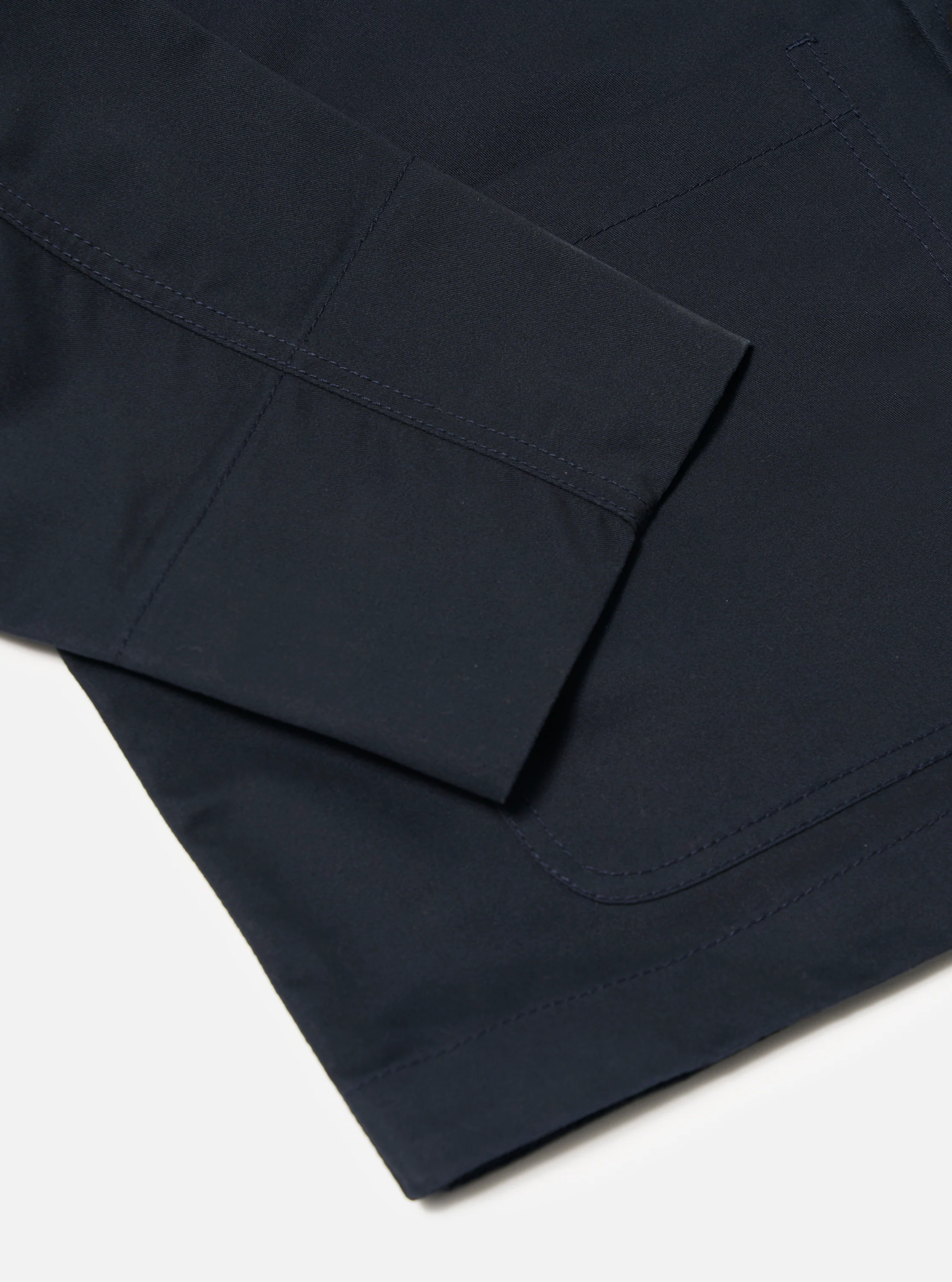 Navy Brushed Polytech Merchant Jacket - Image 9