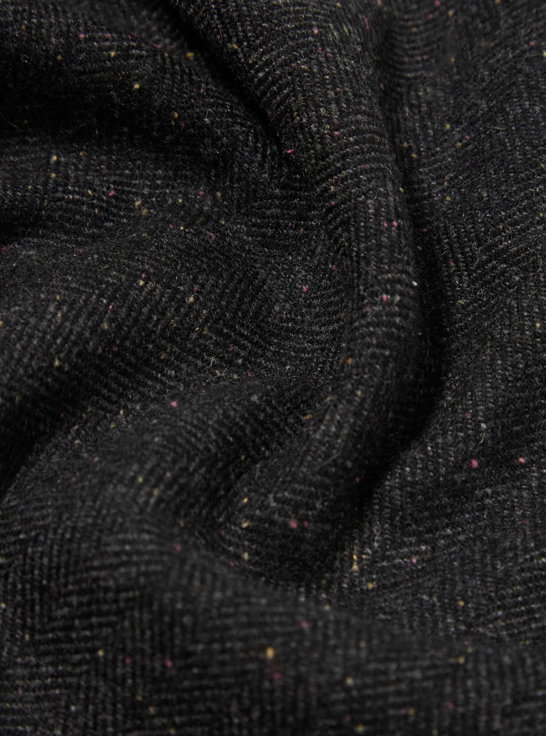 Black Salt N Pepper Tweed Military Chino - Image 4