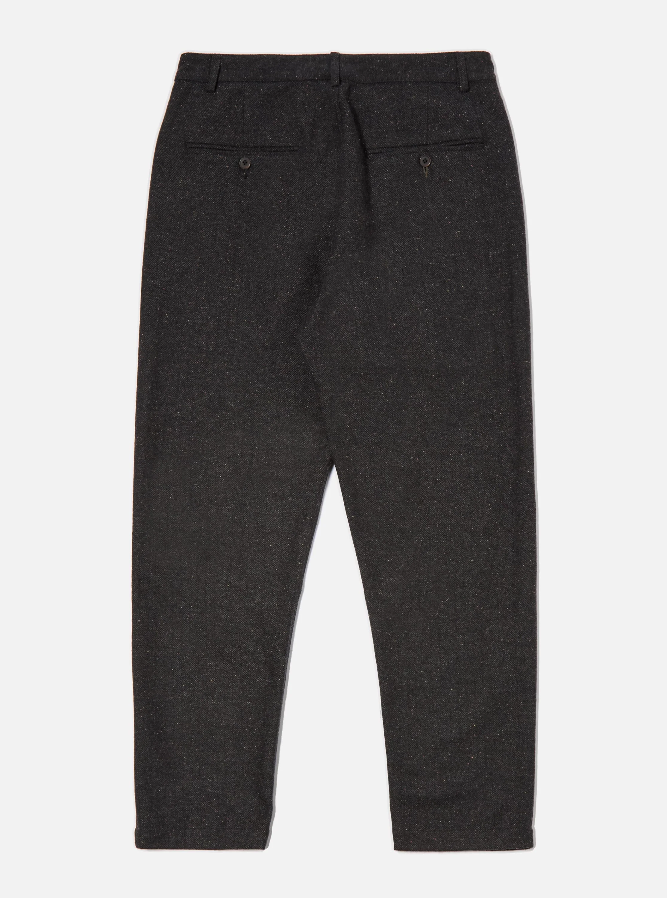 Black Salt N Pepper Tweed Military Chino - Image 5