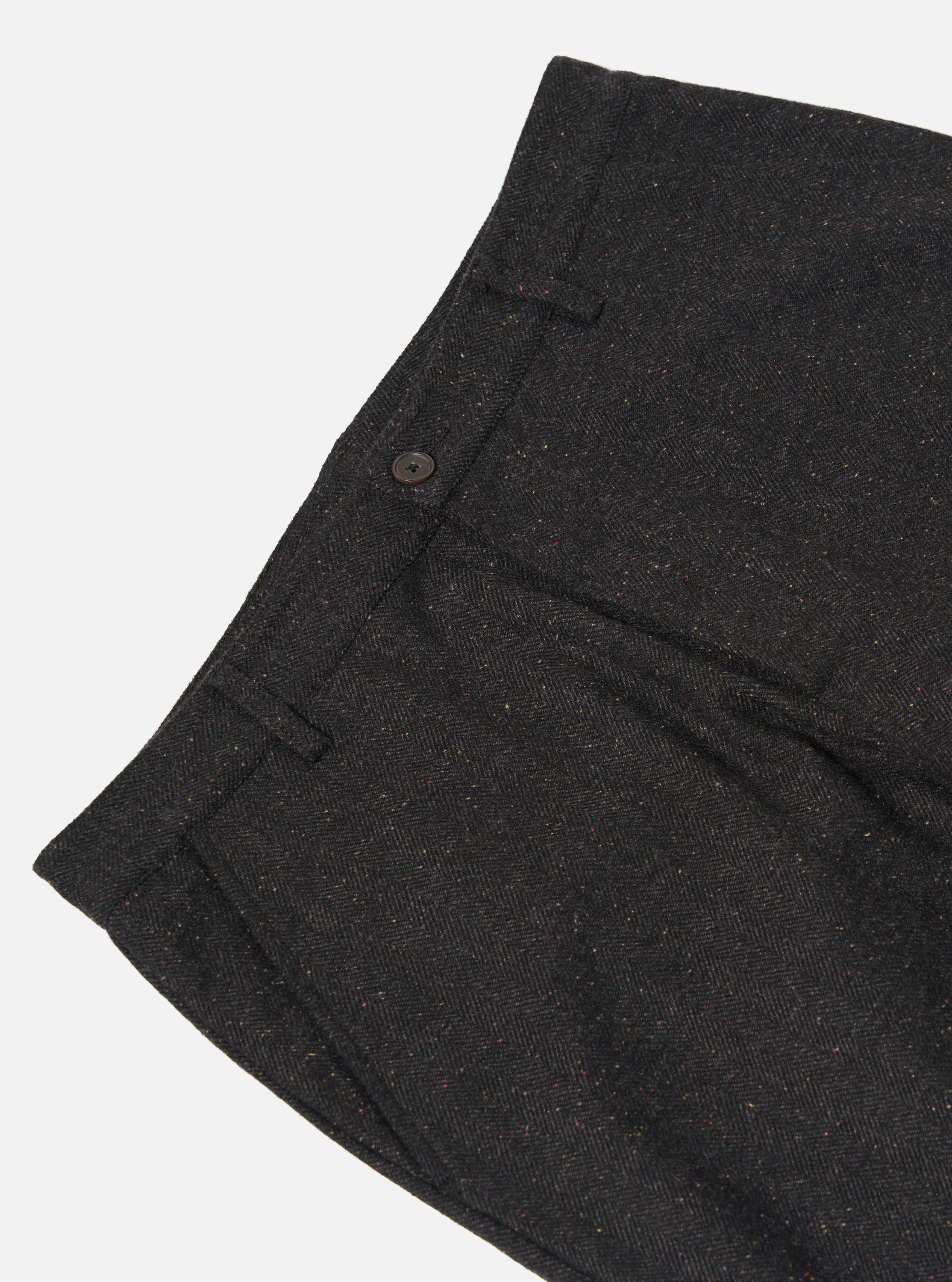 Black Salt N Pepper Tweed Military Chino - Image 6