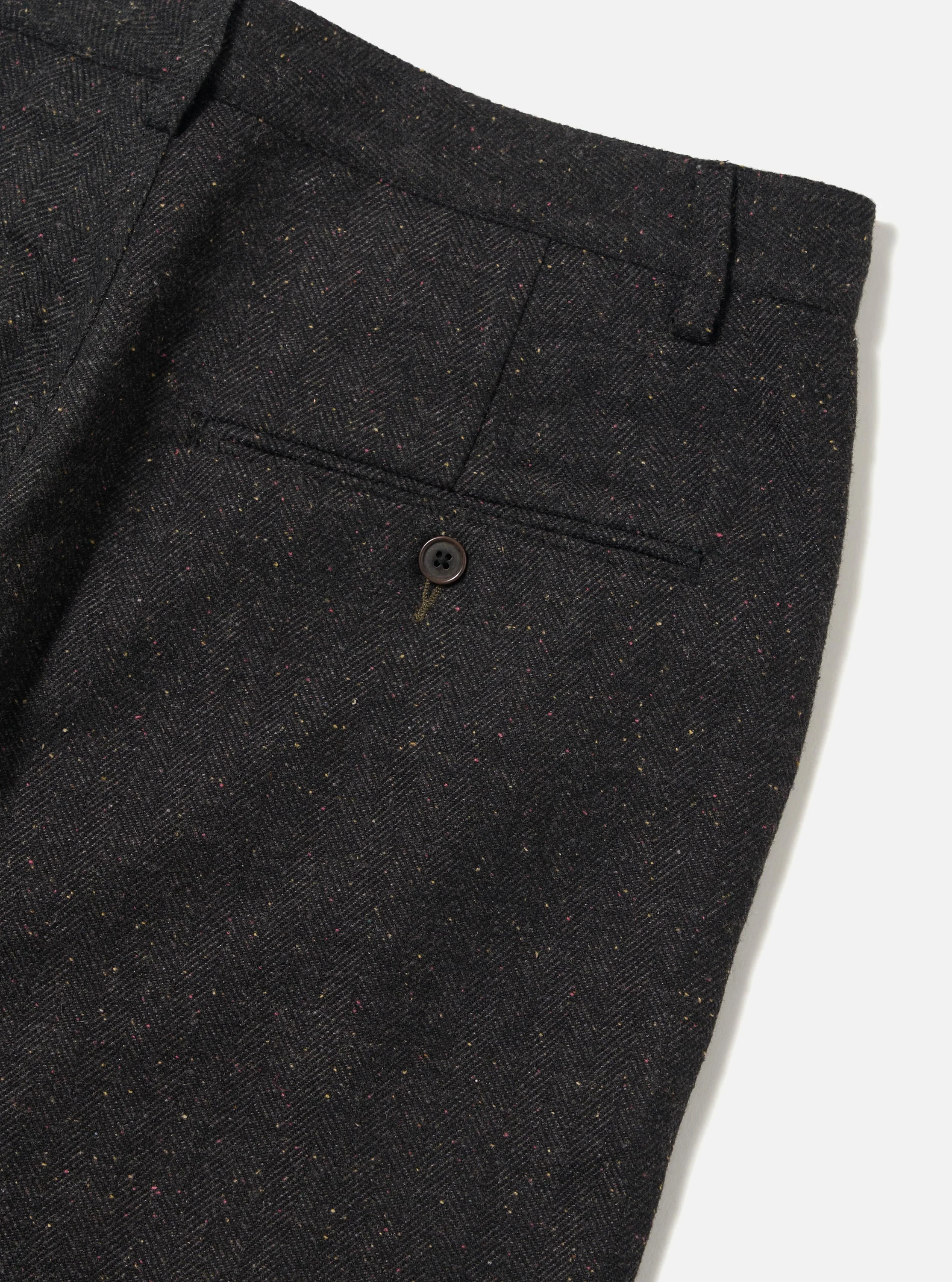 Black Salt N Pepper Tweed Military Chino - Image 7