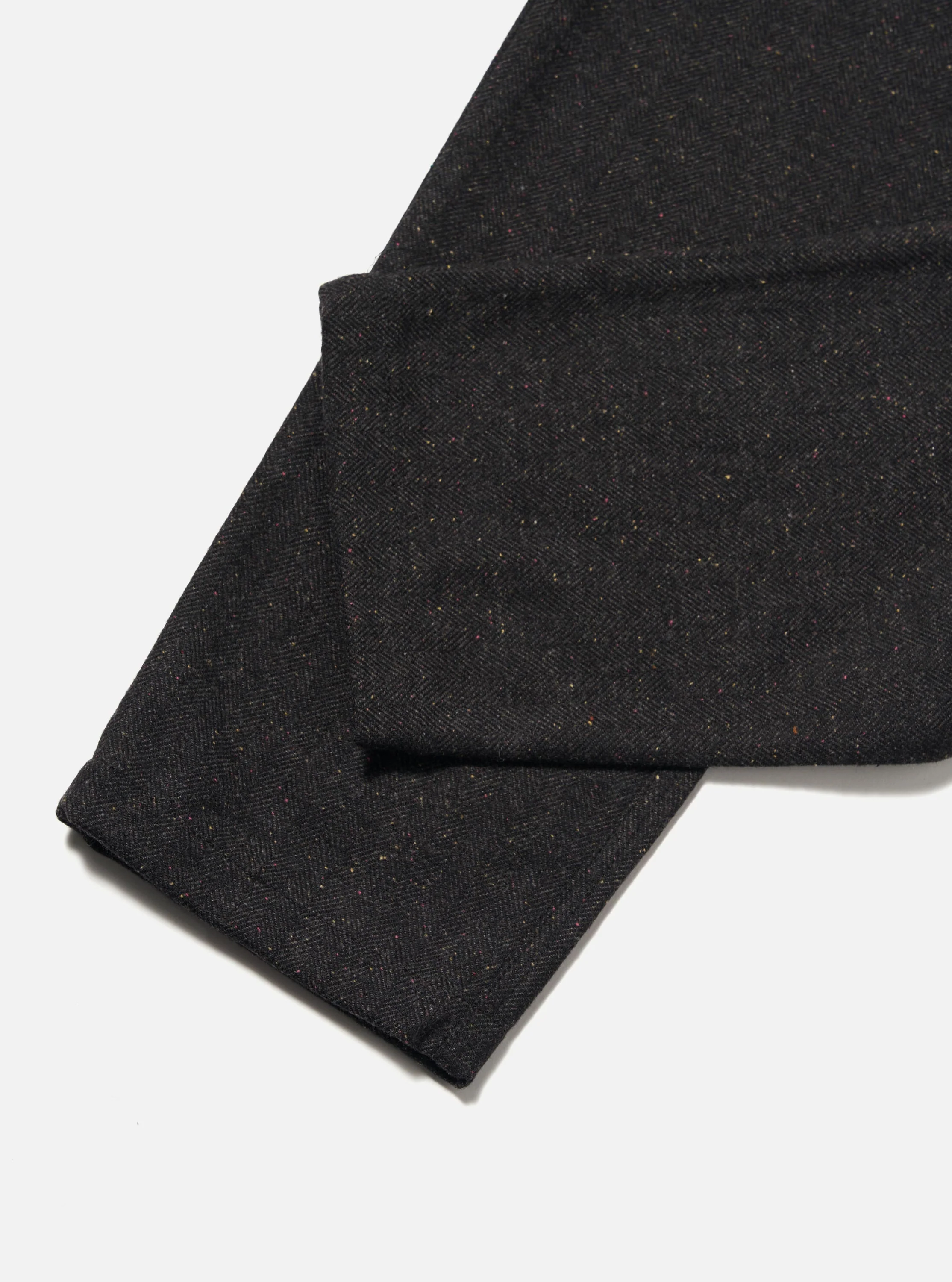 Black Salt N Pepper Tweed Military Chino - Image 8
