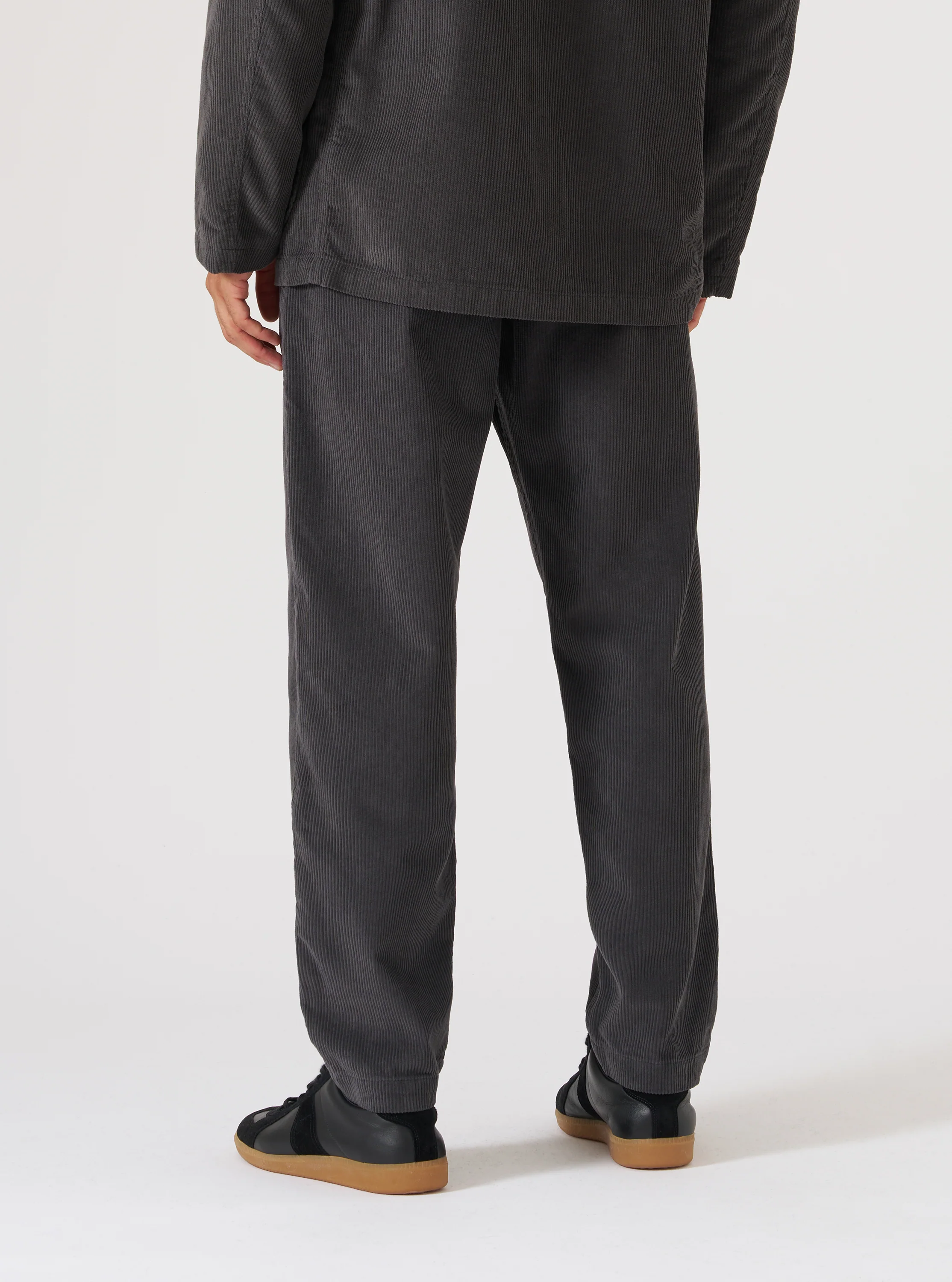 Charcoal Cord Military Chino - Image 3