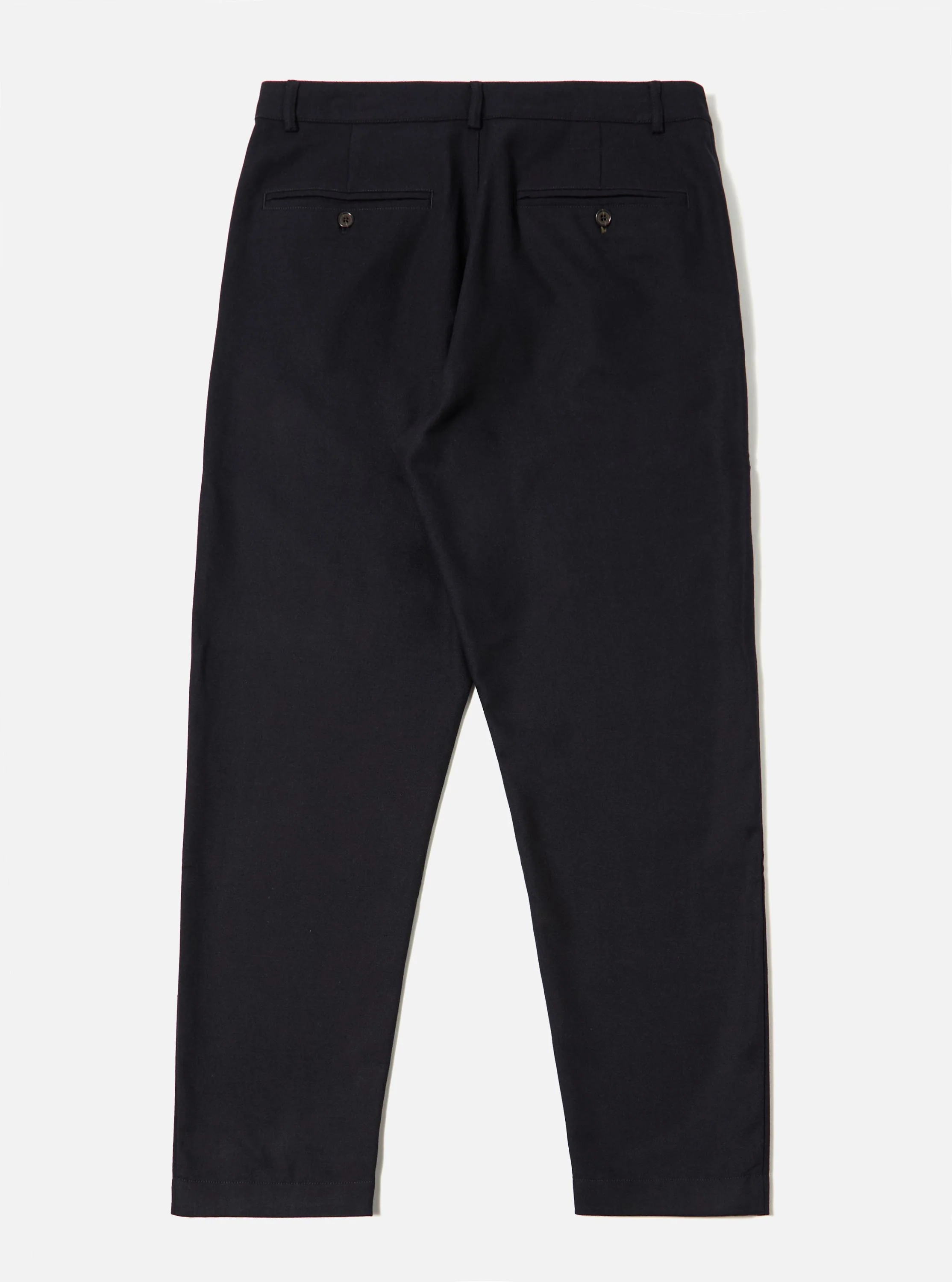 Dark Navy Upcycled Italian Tweed Military Chino - Image 5