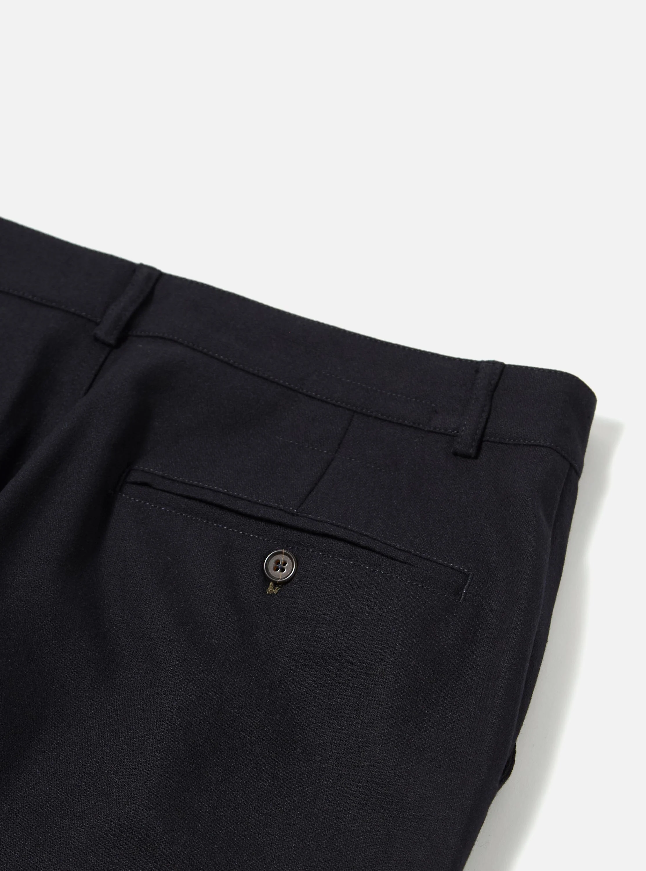 Dark Navy Upcycled Italian Tweed Military Chino - Image 7