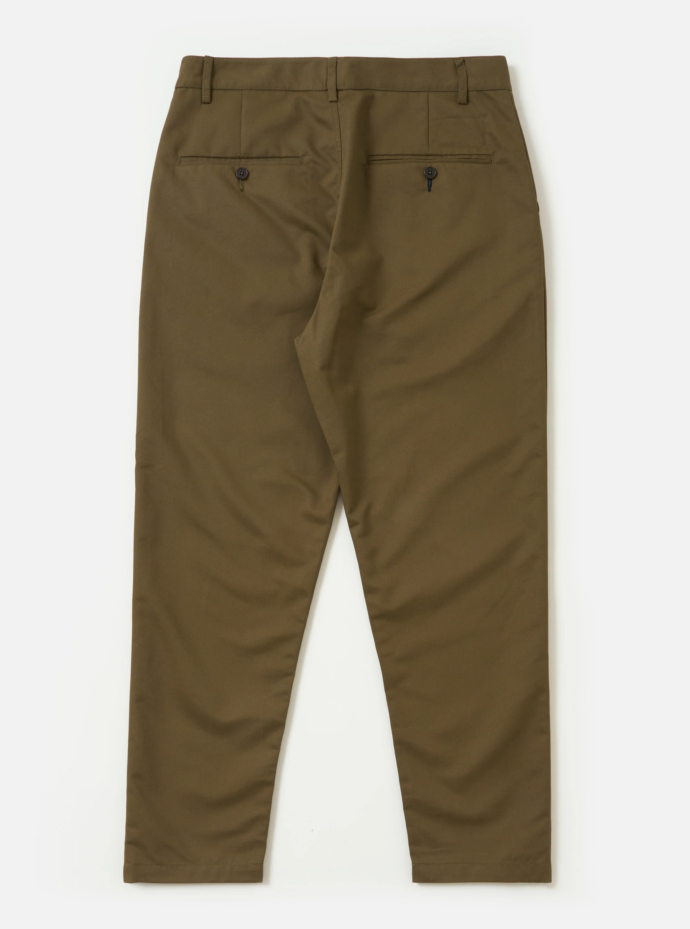 Khaki Brushed Polytech Military Chino - Image 5
