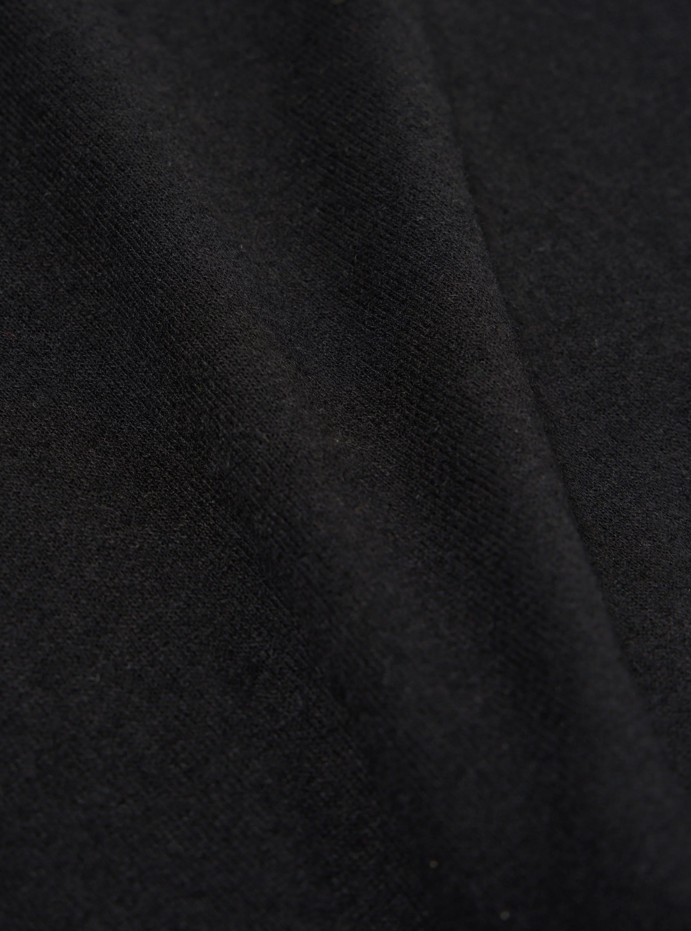 Black Recycled Wool Mix Single Jersey Mr K Crew Sweatshirt - Image 4