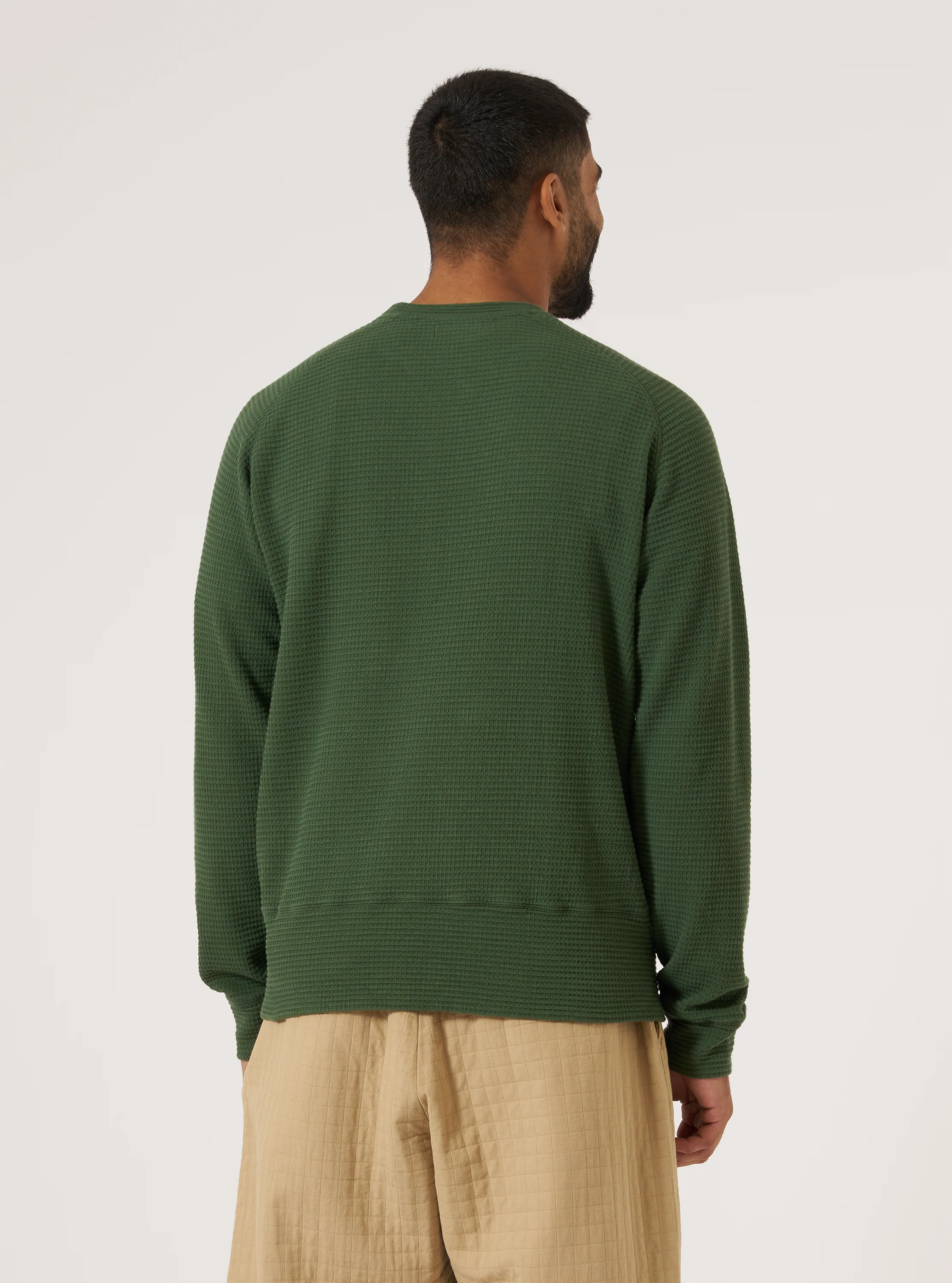 Green Fantasy Interlock Mr K Crew Sweatshirt - Image 3