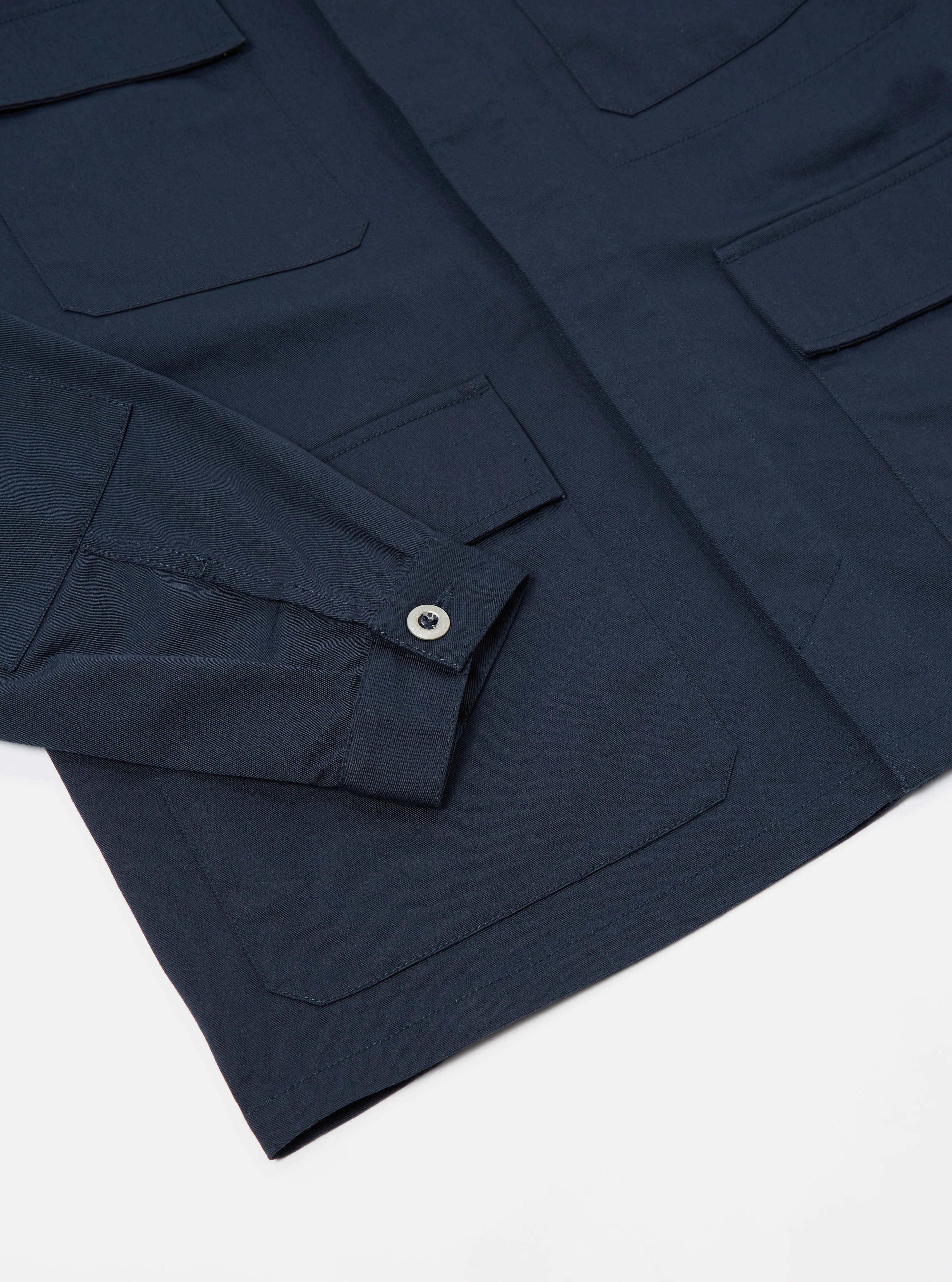 Navy Twill MW Fatigue Jacket - Image 5