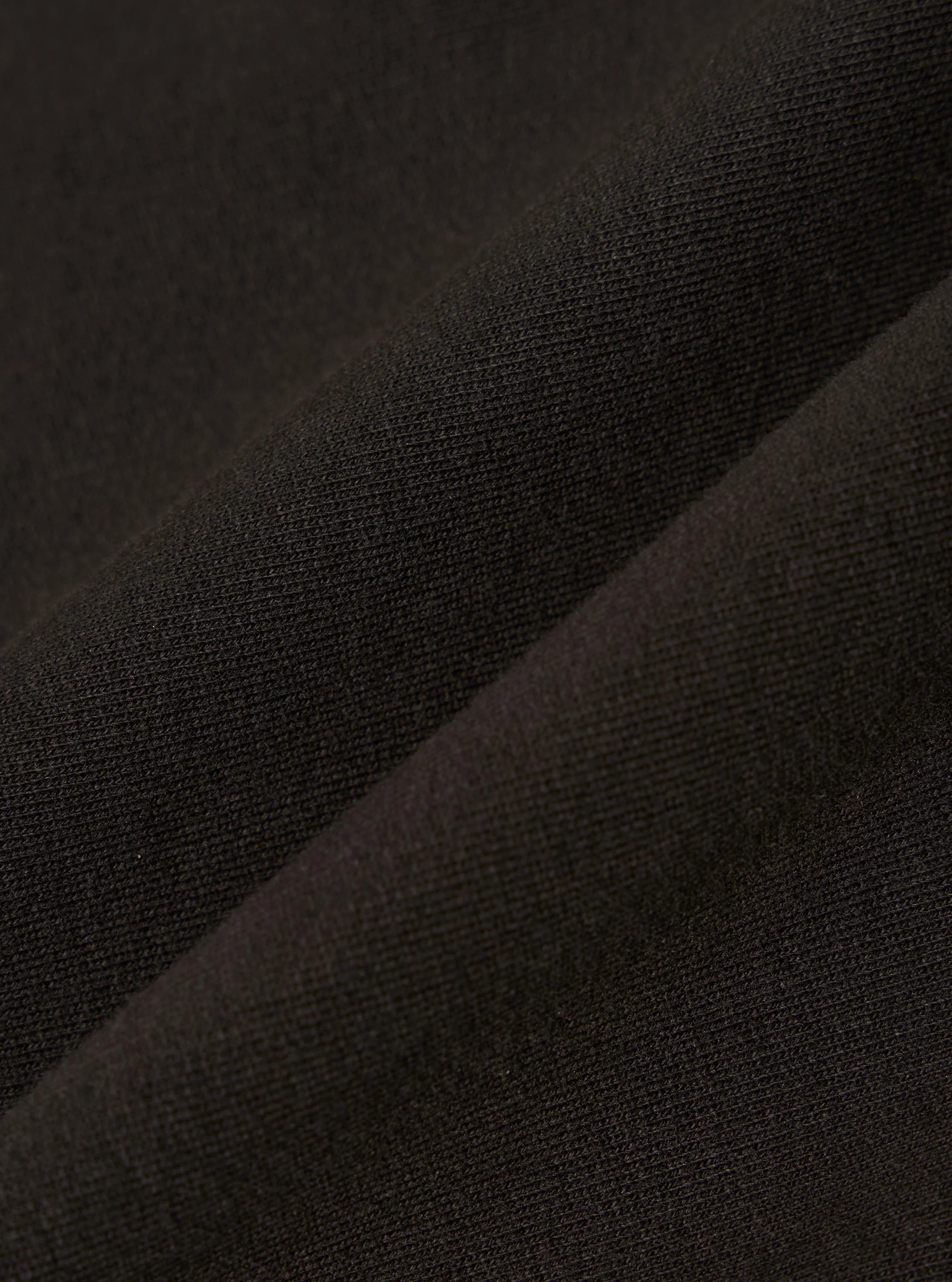 Black Brush Back Sweat New York Hoody - Image 4