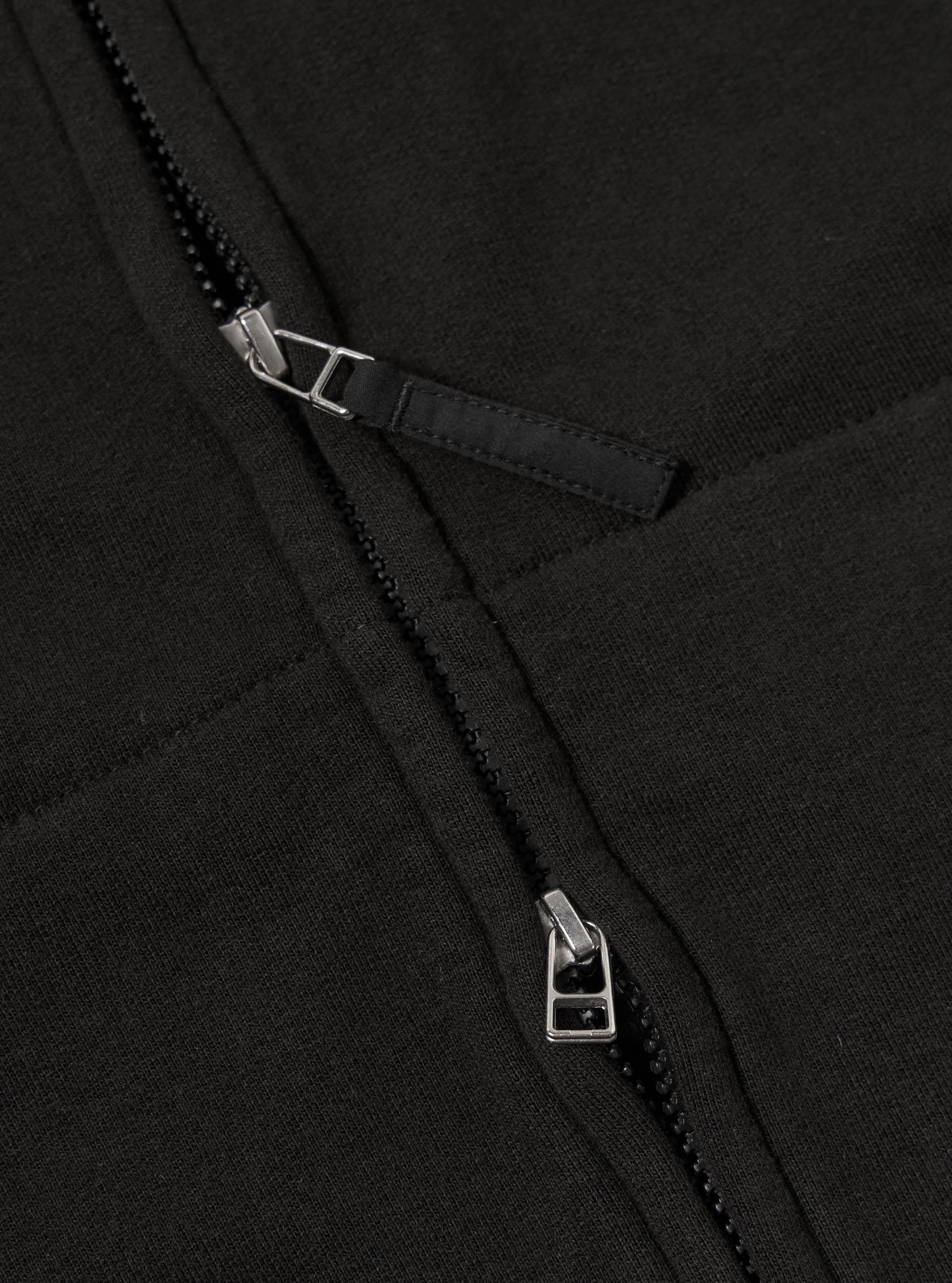 Black Brush Back Sweat New York Hoody - Image 7