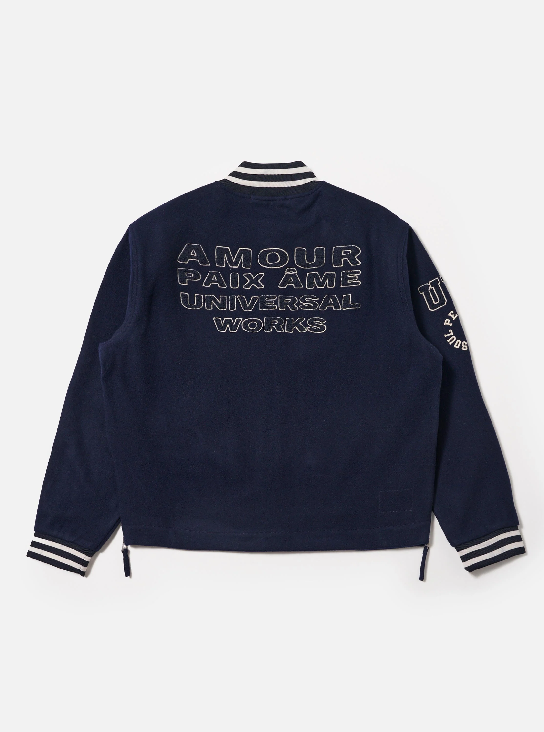 Navy Mowbray Newark Bomber Jacket - Image 6