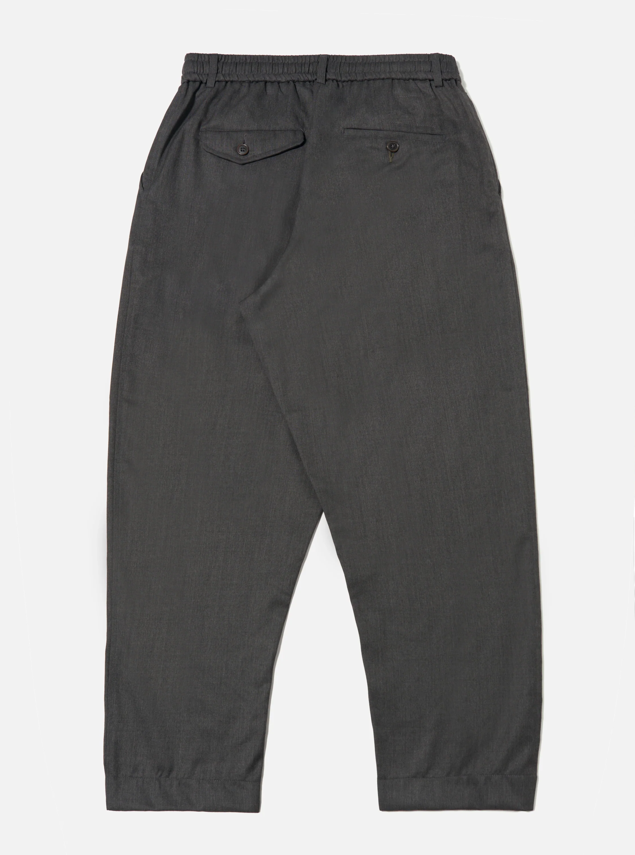 Charcoal Travel Suiting Oxford Pant - Image 4