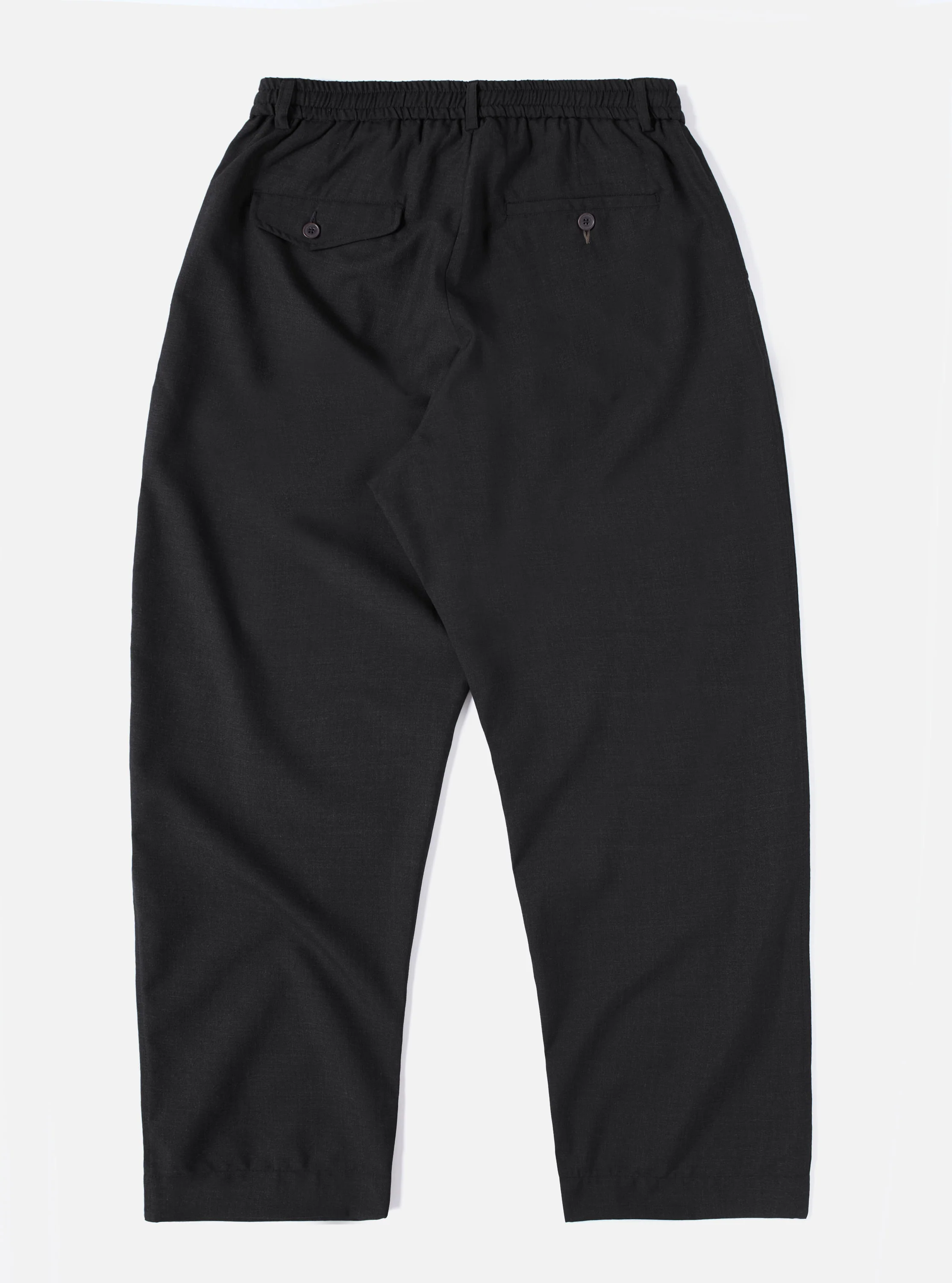 Charcoal Tropical Suiting Oxford Pant - Image 3