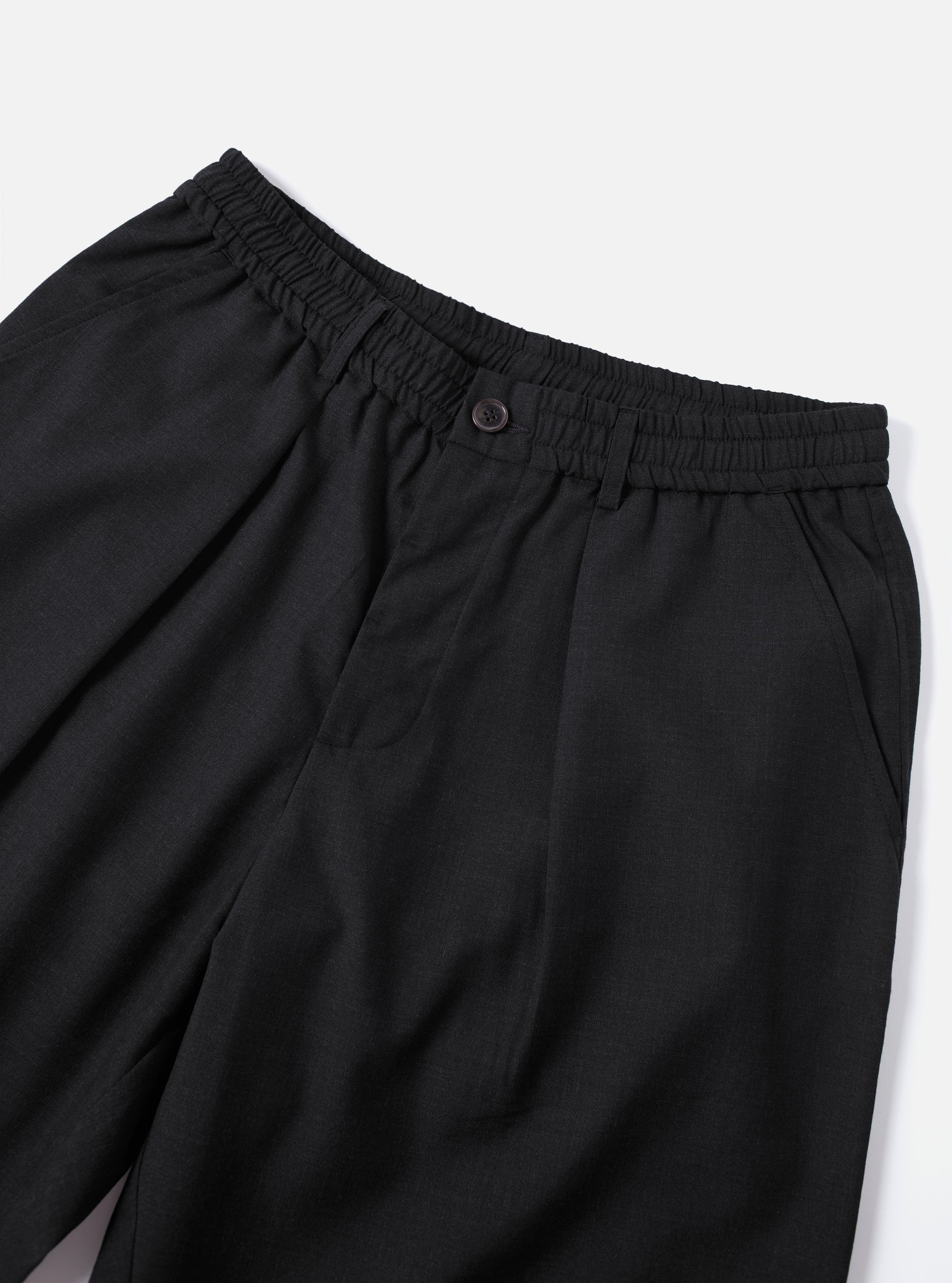 Charcoal Tropical Suiting Oxford Pant - Image 4