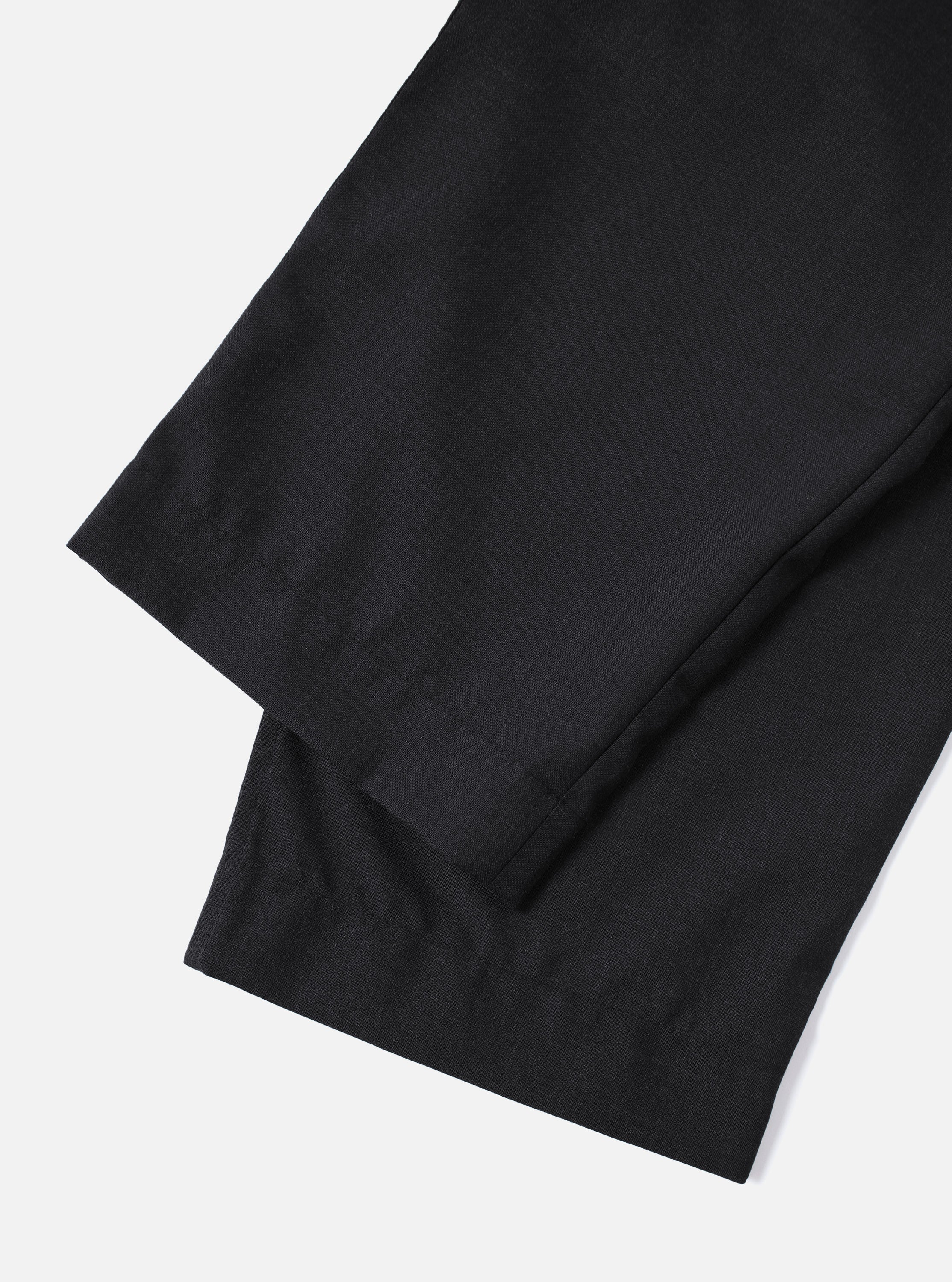 Charcoal Tropical Suiting Oxford Pant - Image 6