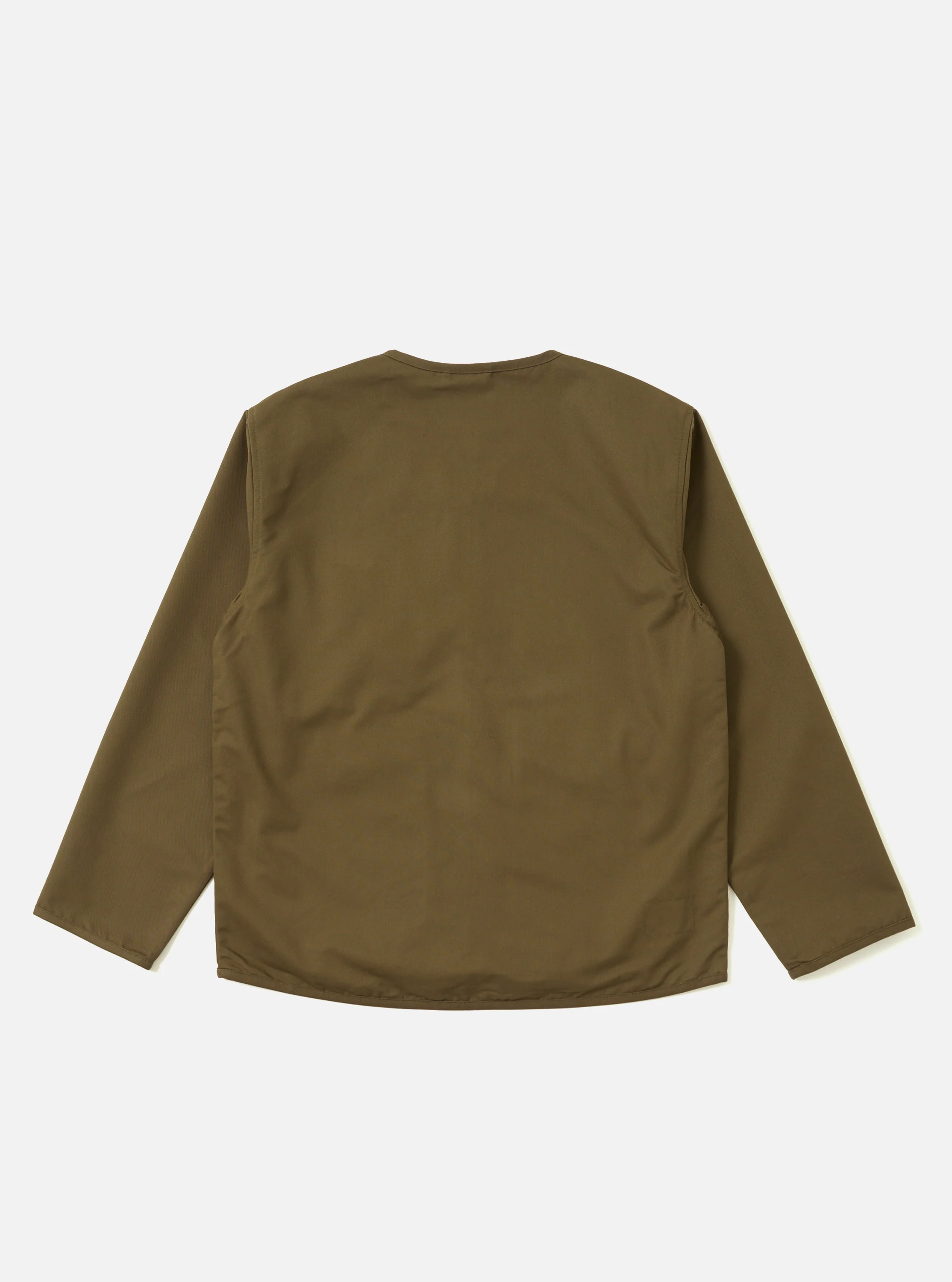Khaki Brushed Polytech Parachute Liner Jacket - Image 4