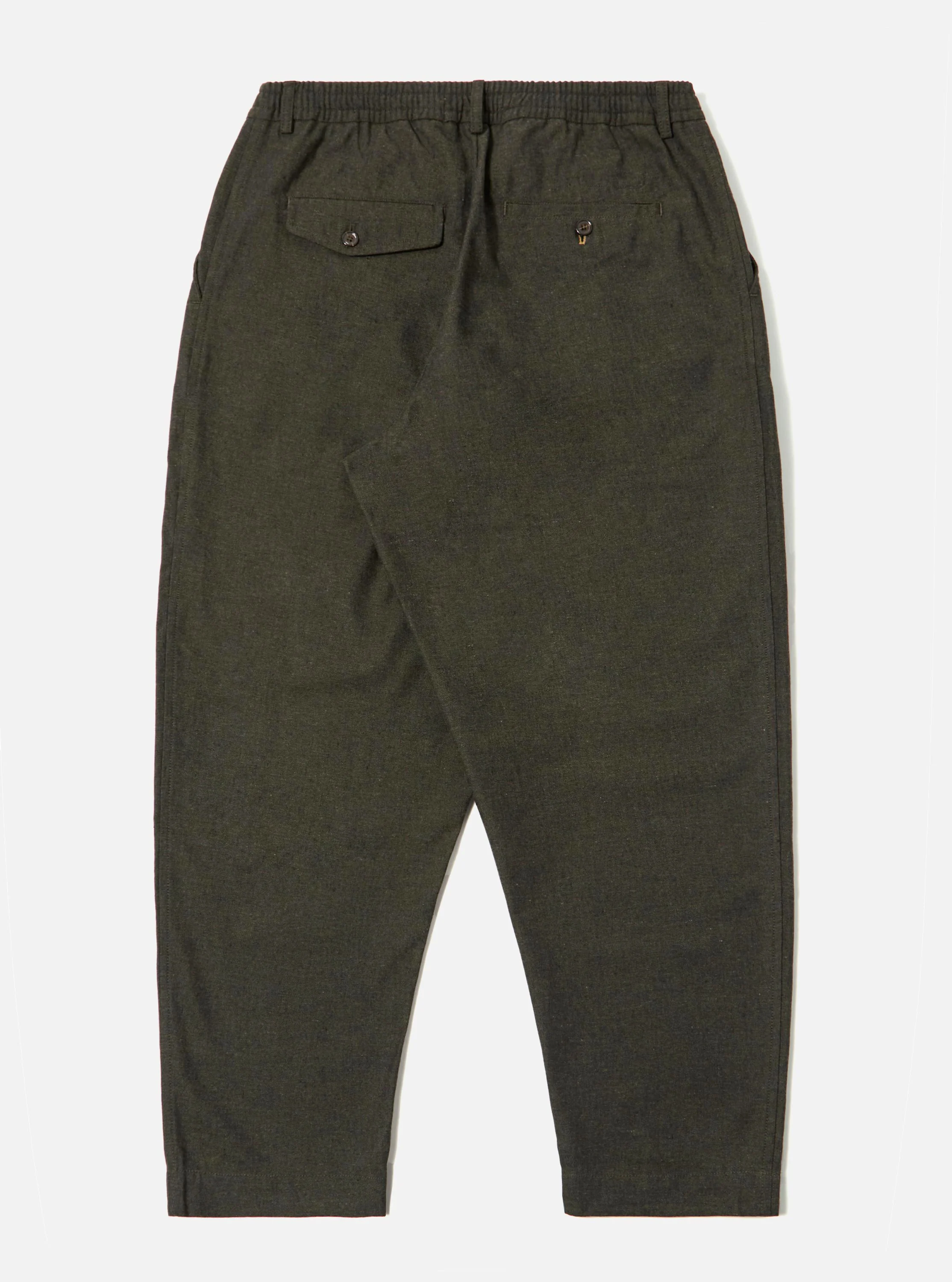 Olive Lucca Suiting Pleated Track Pant - Image 5