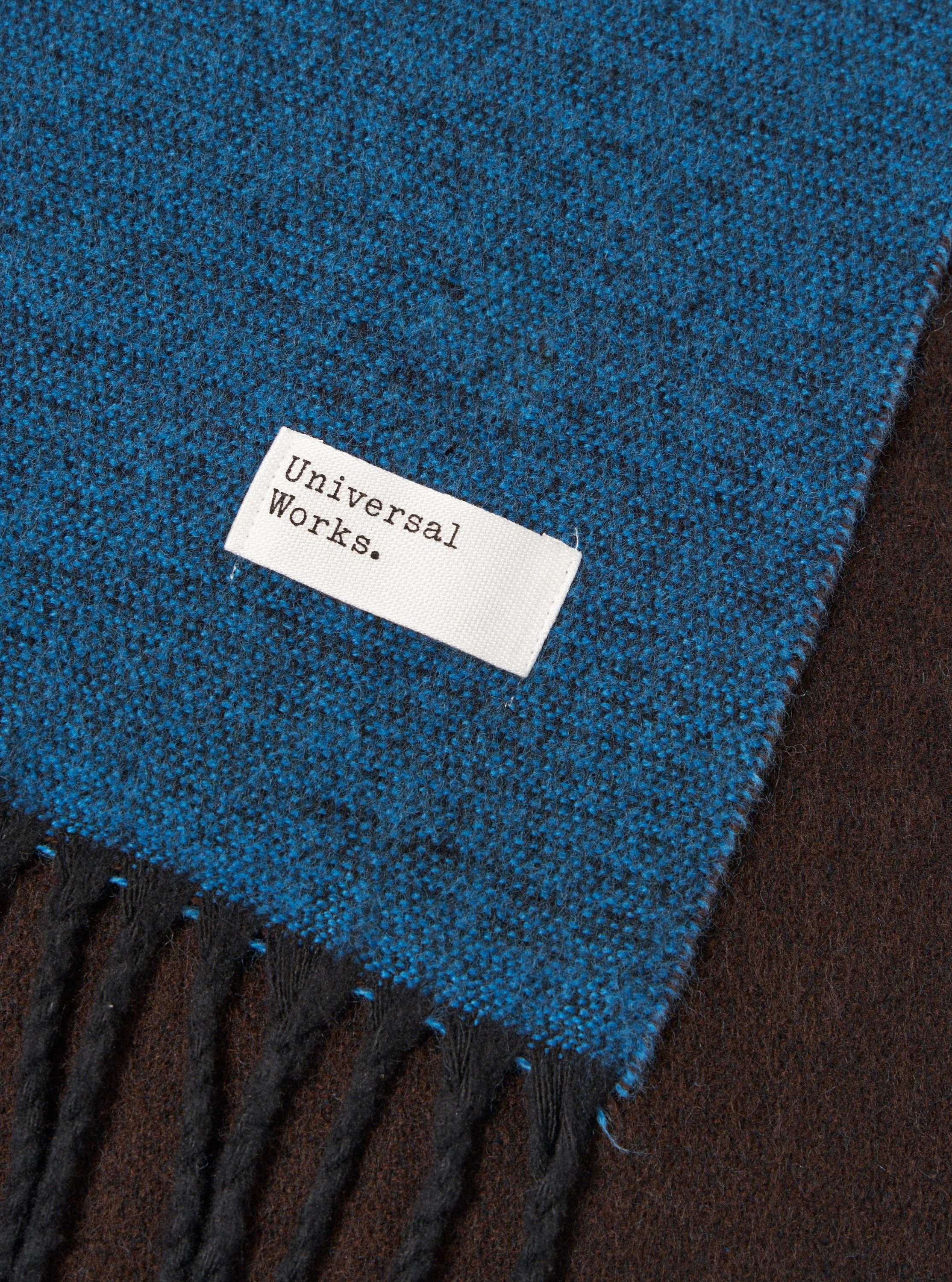 Light Blue/Brown Double Sided Scarf - Image 2