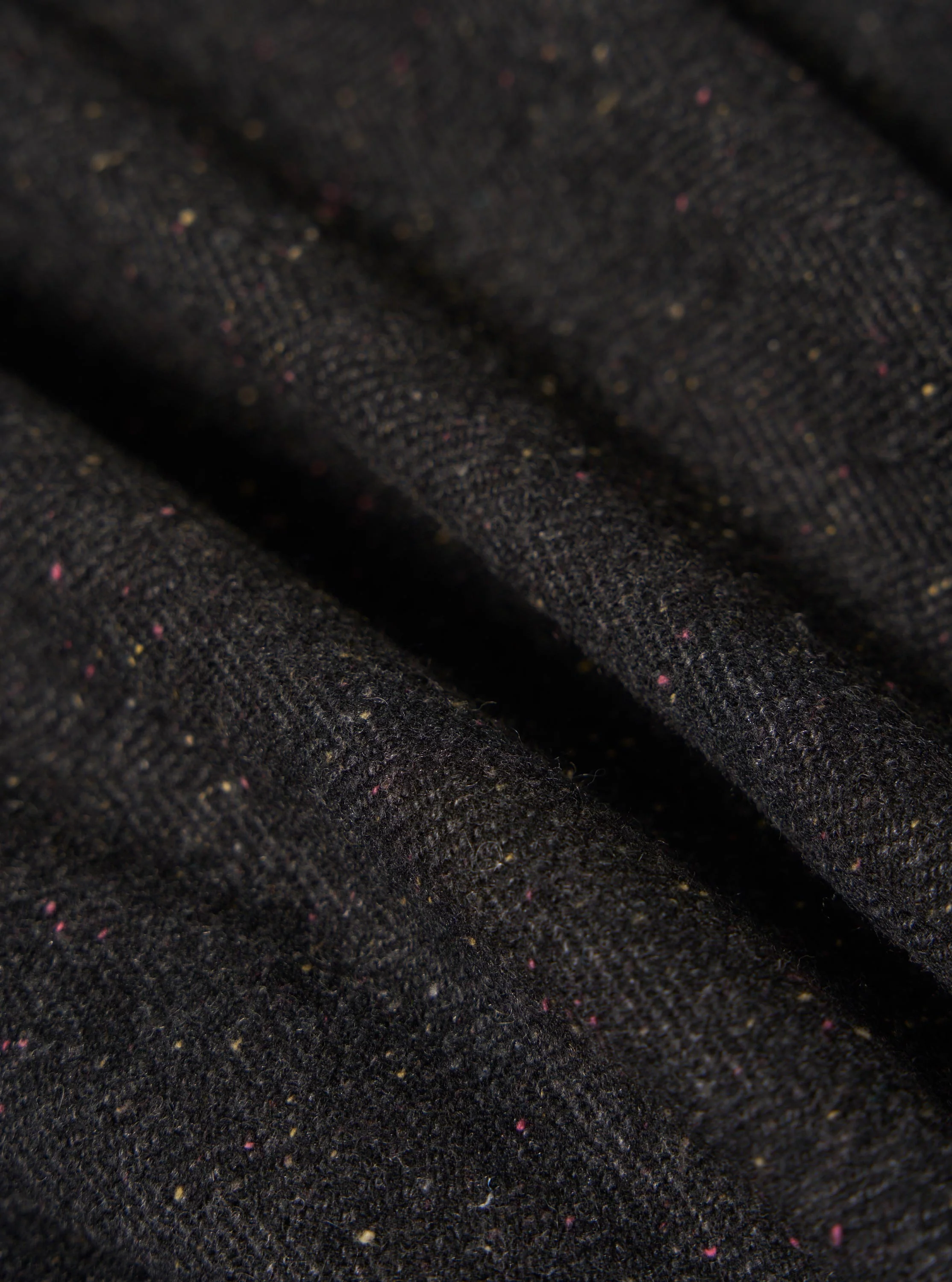 Black Salt N Pepper Tweed Station Jacket - Image 4