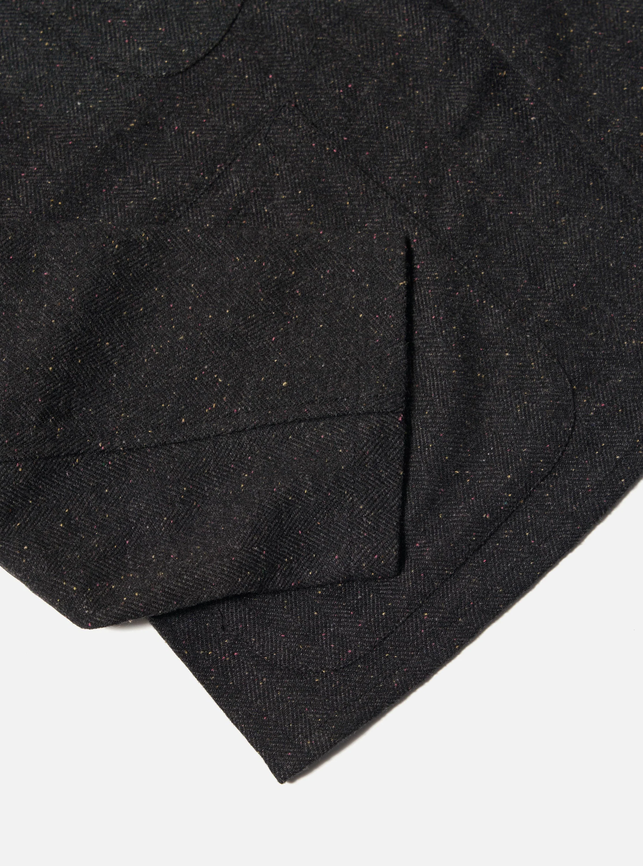 Black Salt N Pepper Tweed Station Jacket - Image 9