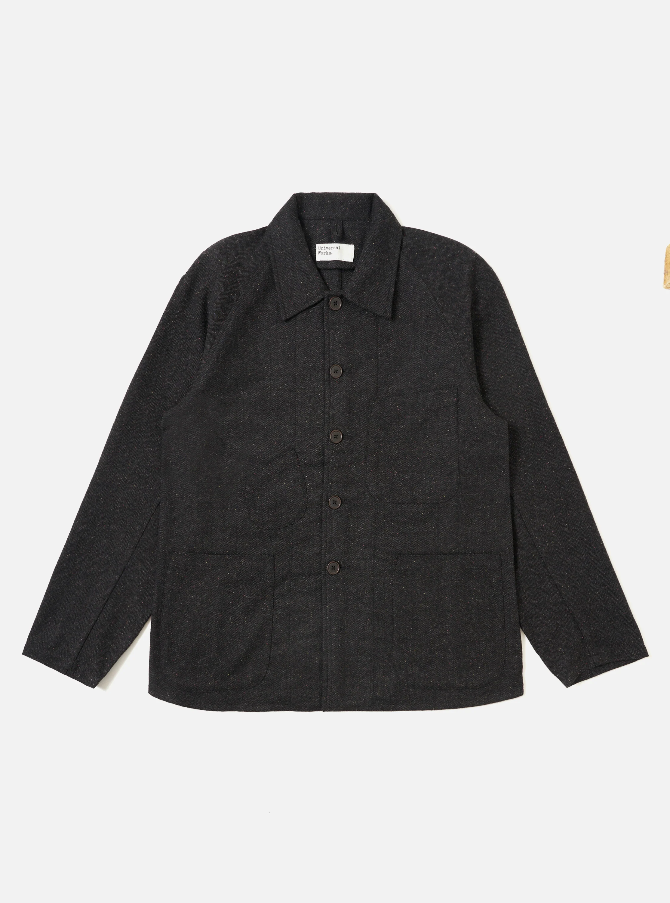 Black Salt N Pepper Tweed Station Jacket - Image 10