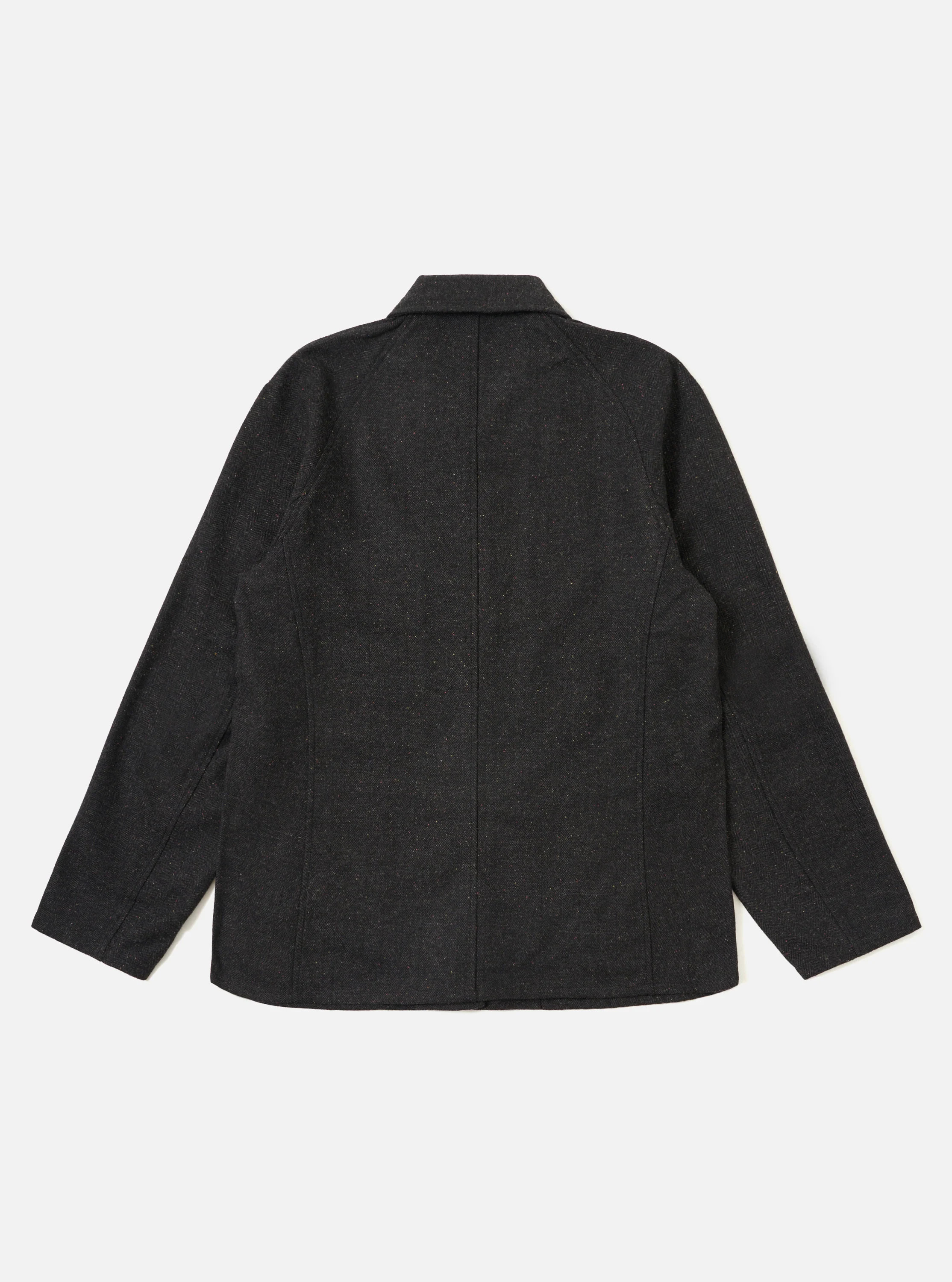 Black Salt N Pepper Tweed Station Jacket - Image 5