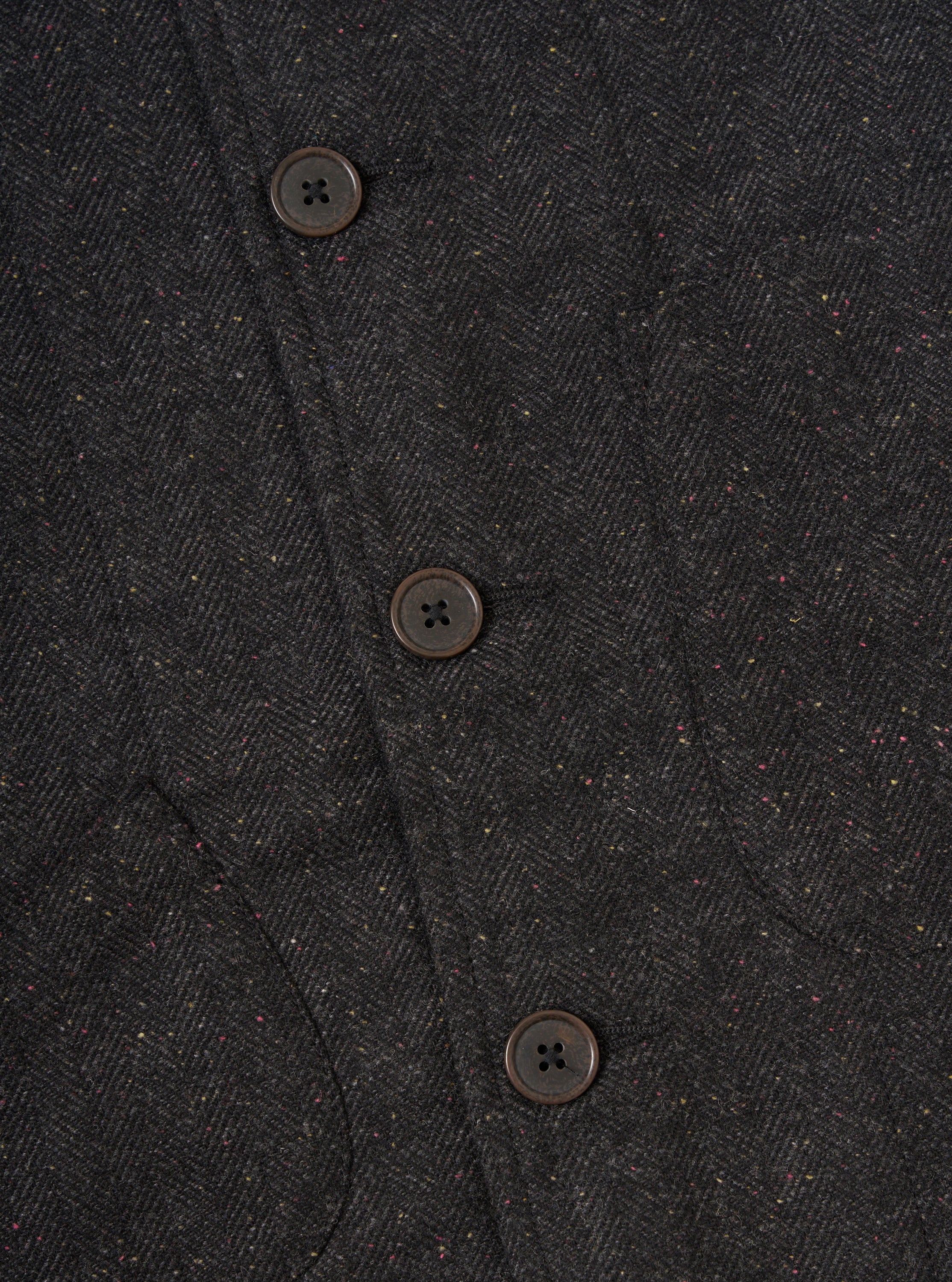 Black Salt N Pepper Tweed Station Jacket - Image 8