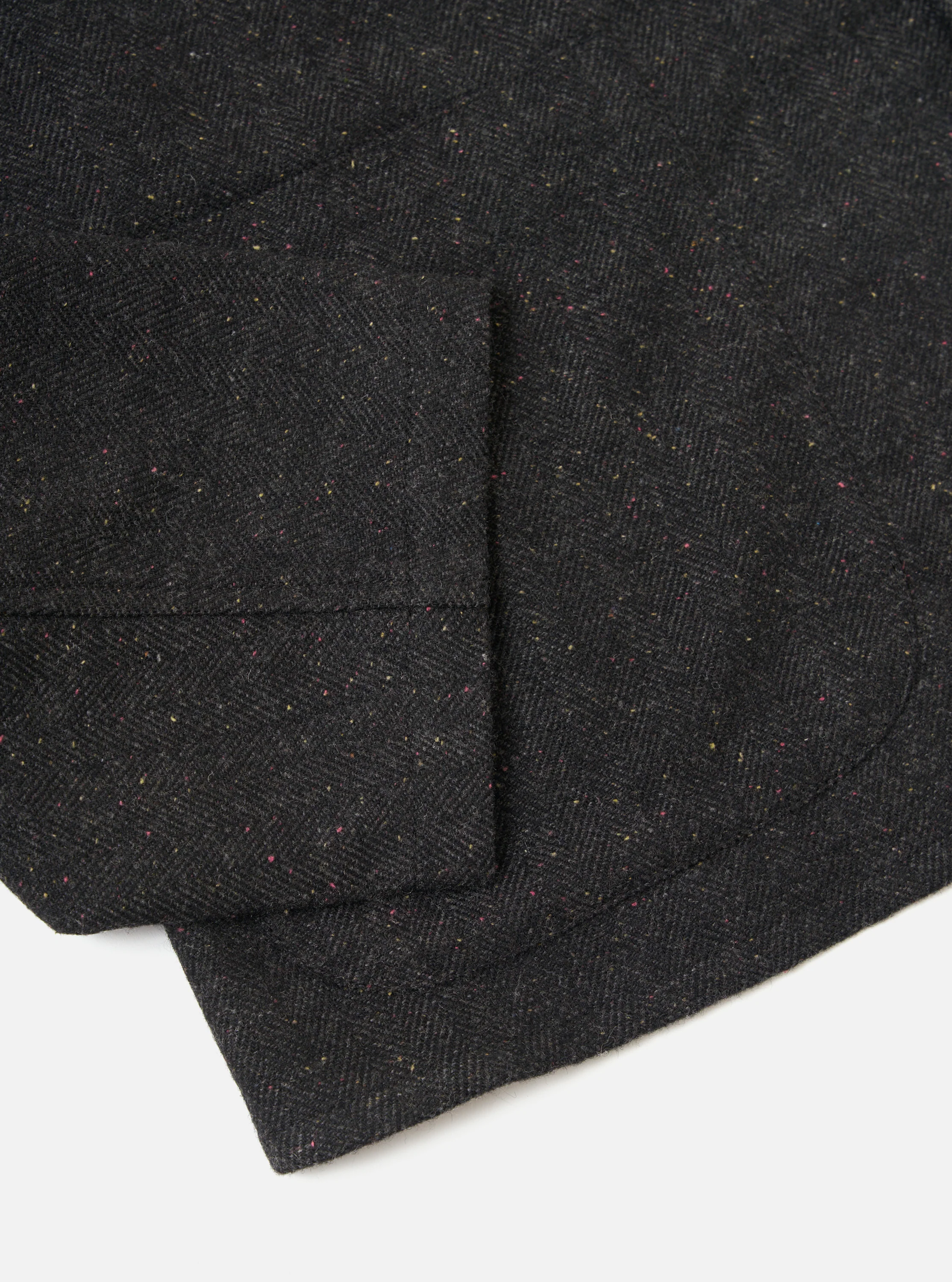 Black Salt N Pepper Tweed Station Jacket - Image 9