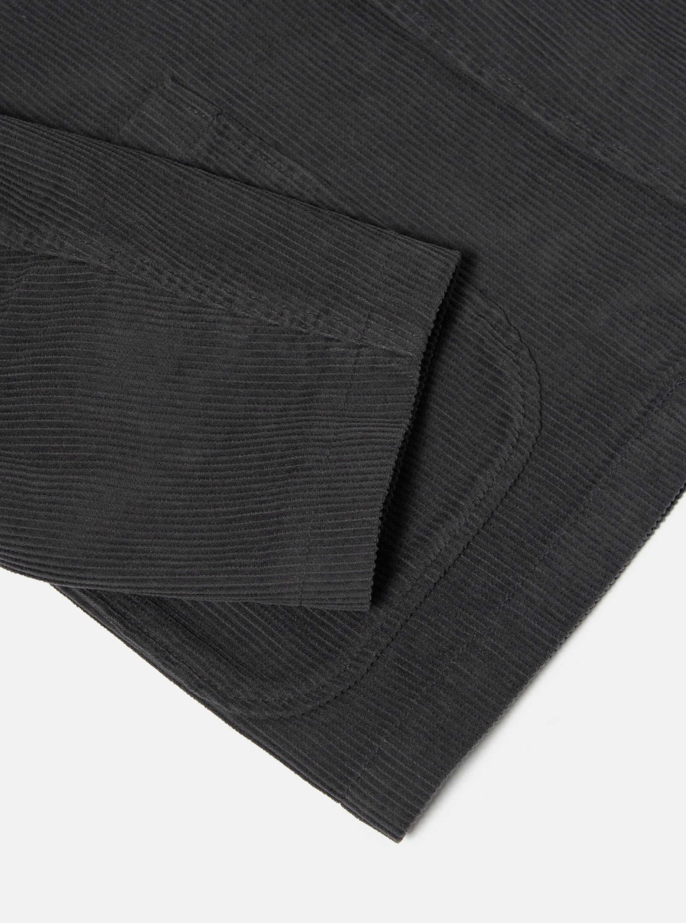 Charcoal Cord Three Button Jacket - Image 9