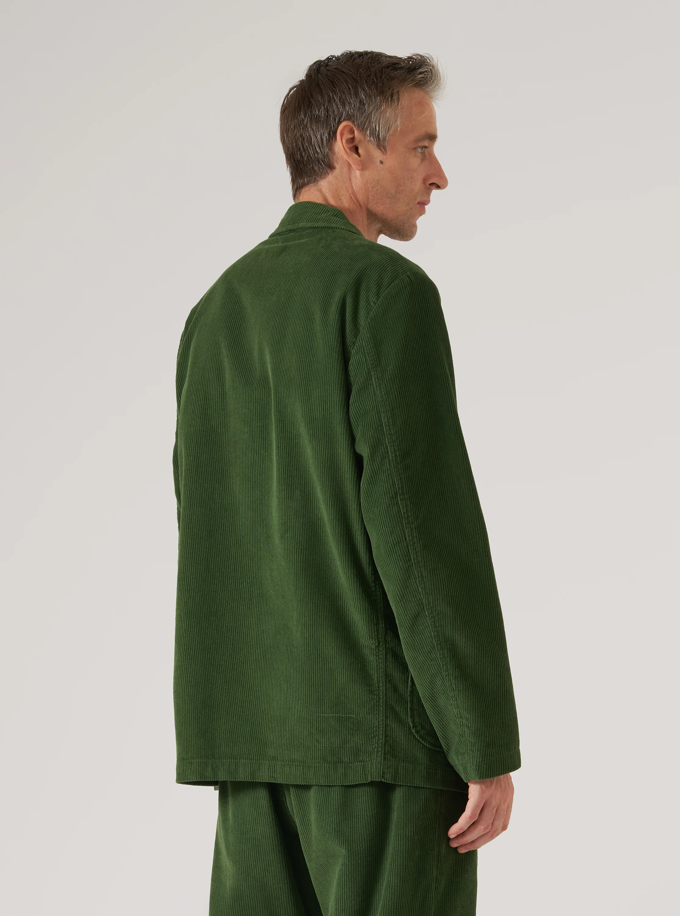 Green Cord Three Button Jacket - Image 3