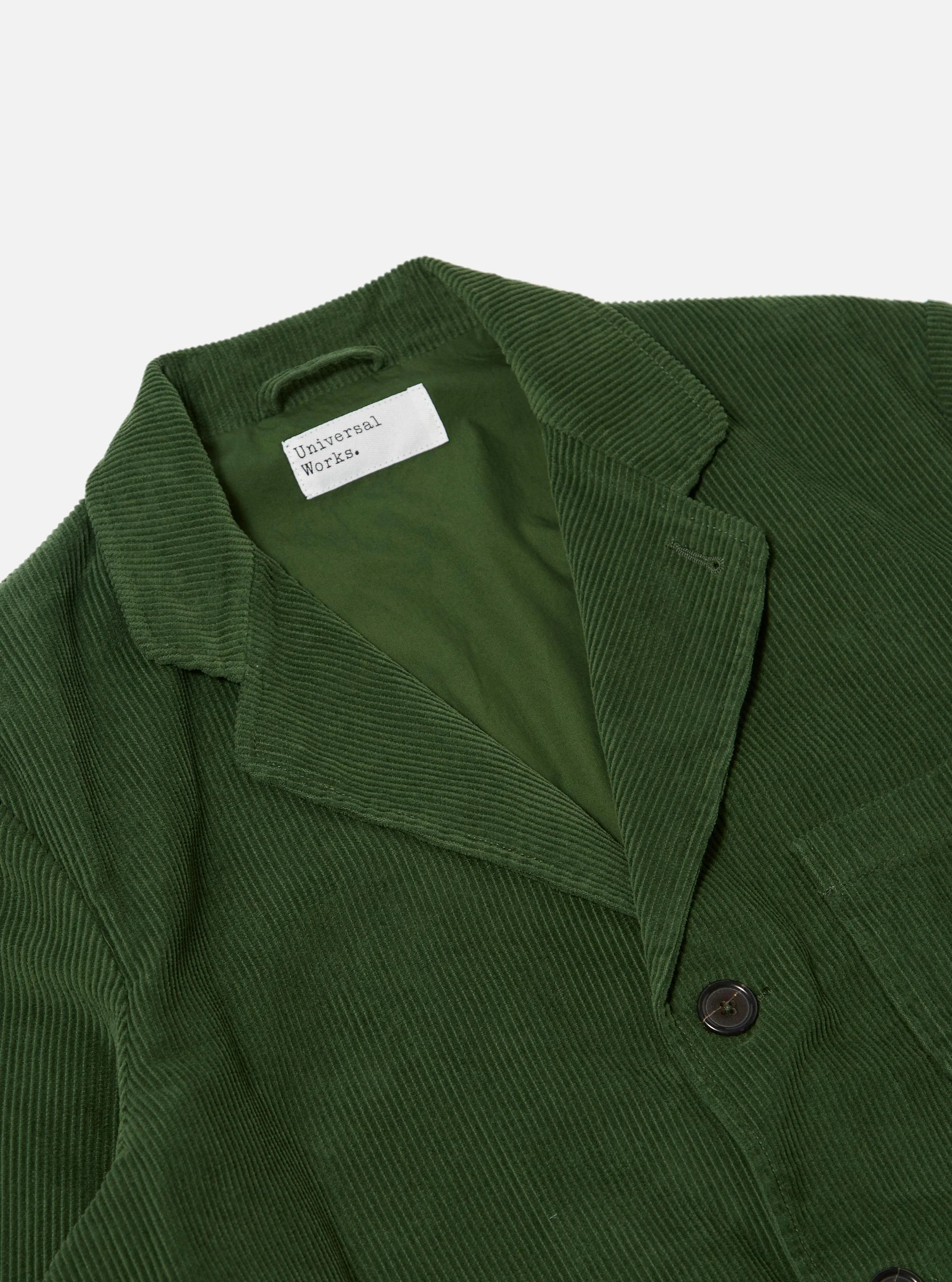 Green Cord Three Button Jacket - Image 6