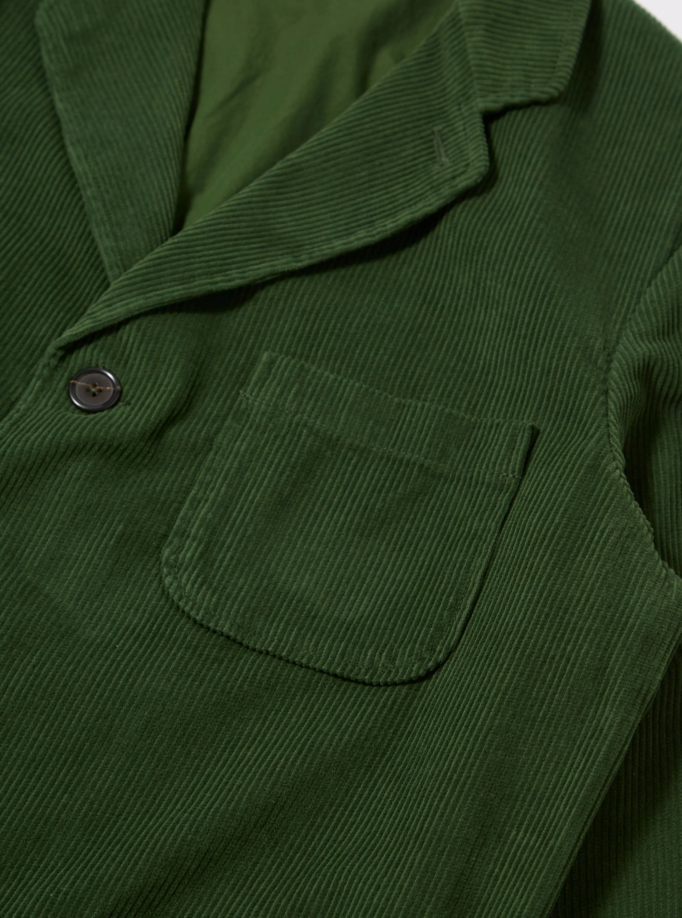 Green Cord Three Button Jacket - Image 7