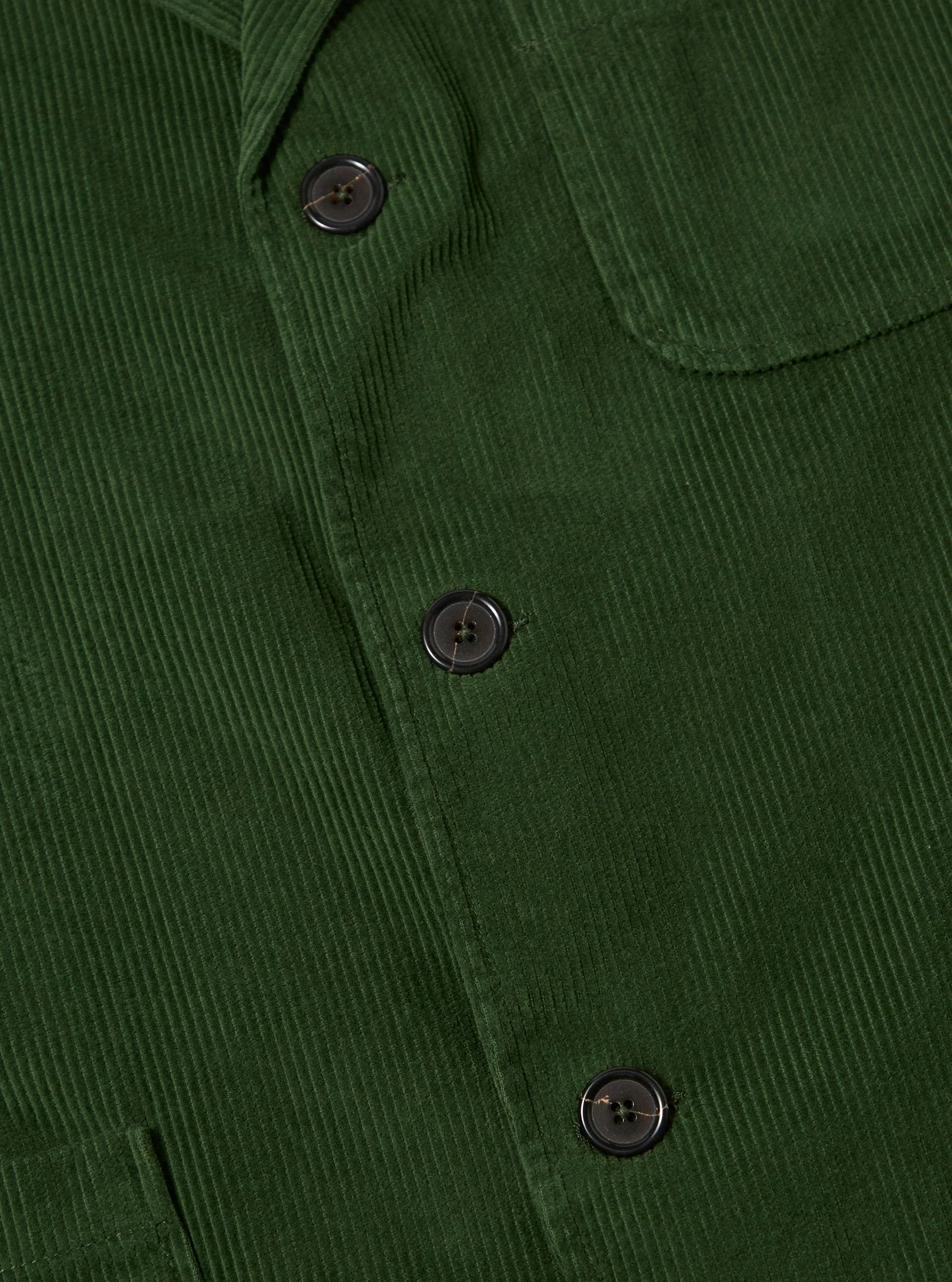 Green Cord Three Button Jacket - Image 8
