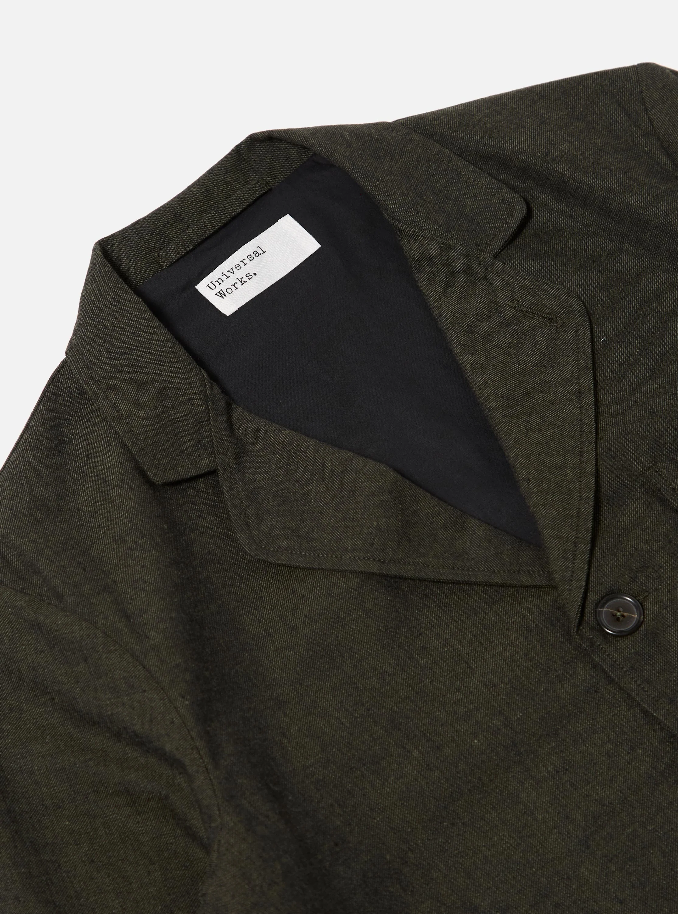 Olive Lucca Suiting Three Button Jacket - Image 6