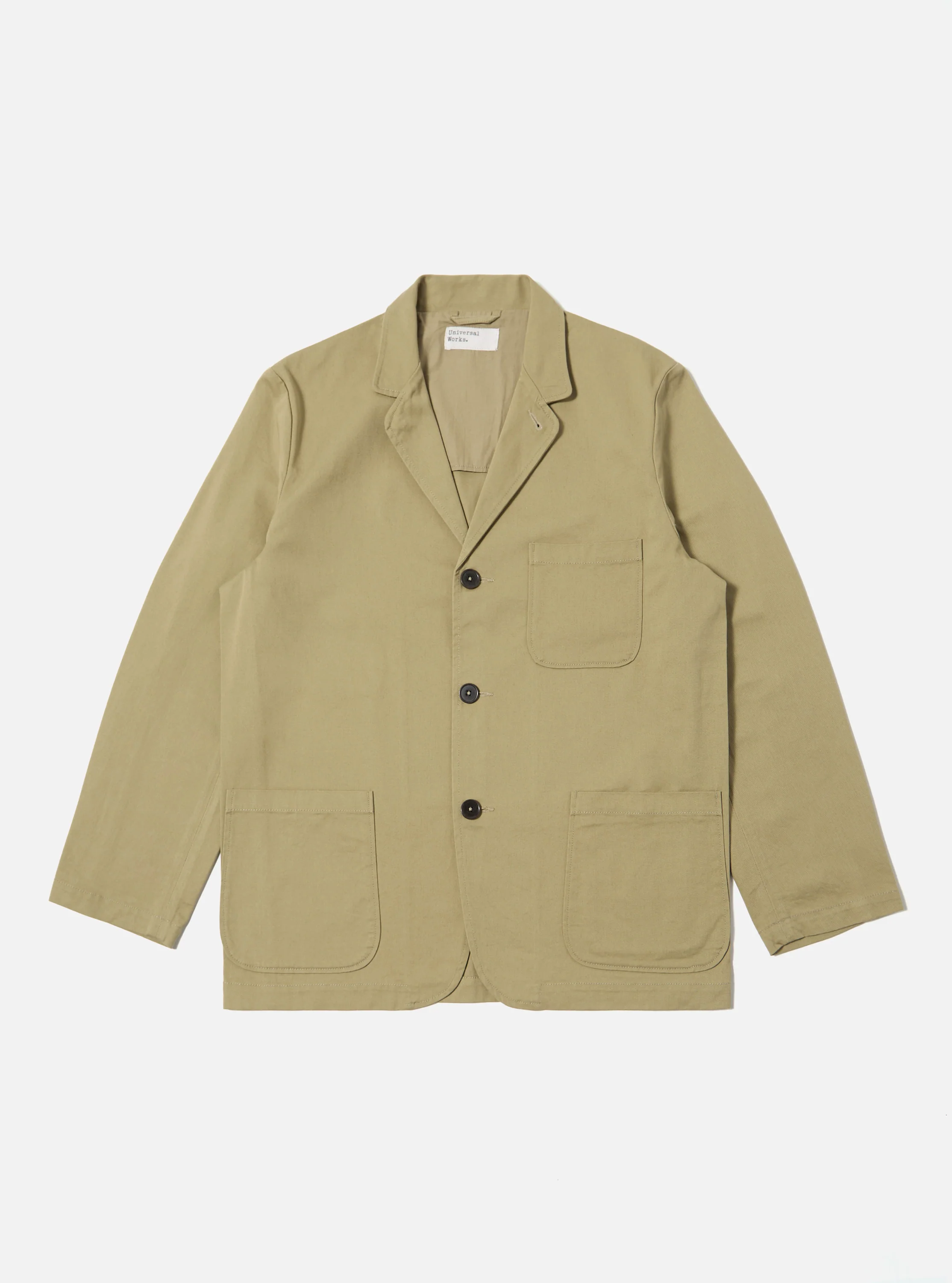 Sand Twill Three Button Jacket
