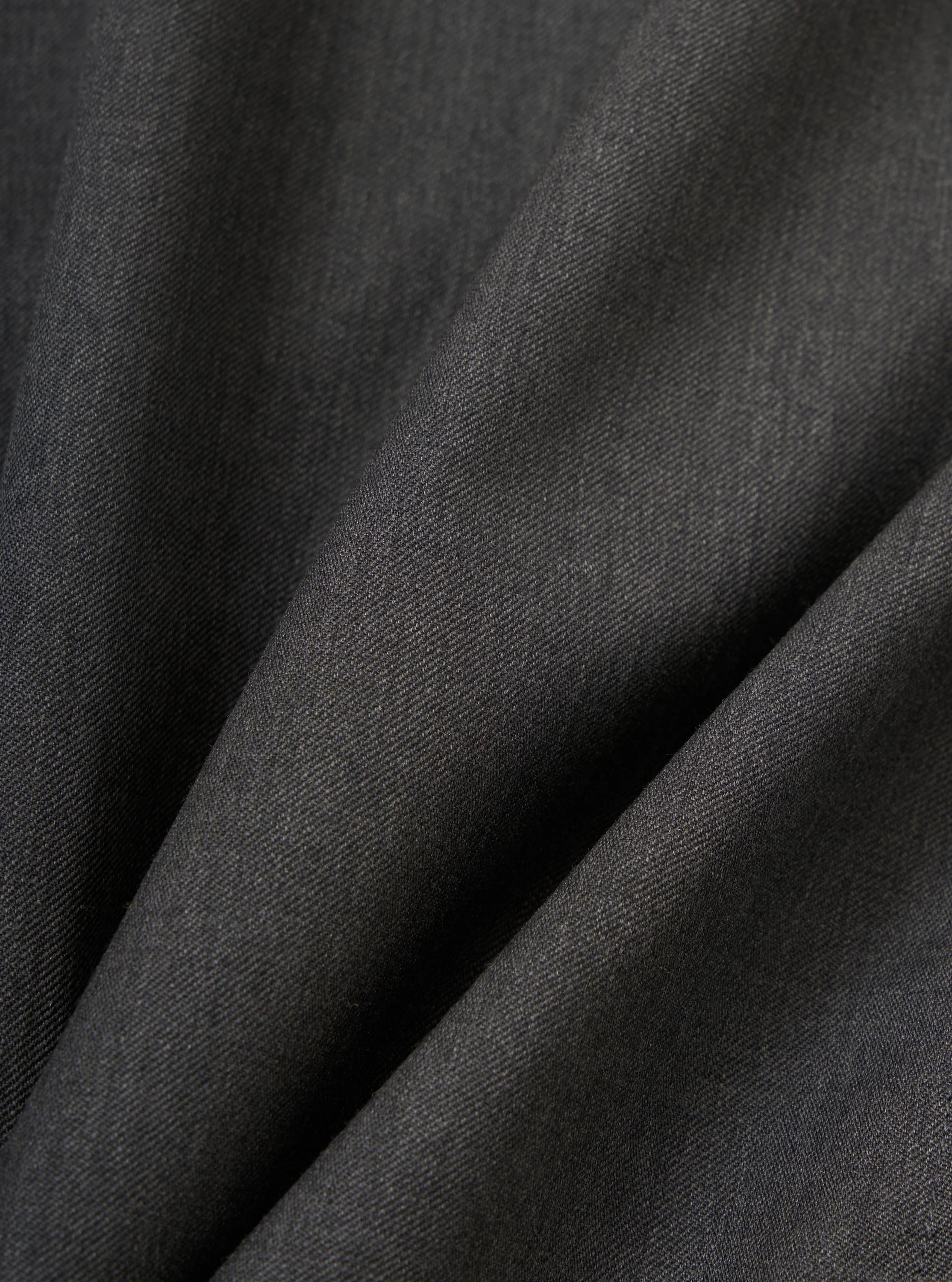 Charcoal Travel Suiting Two Button Jacket - Image 4