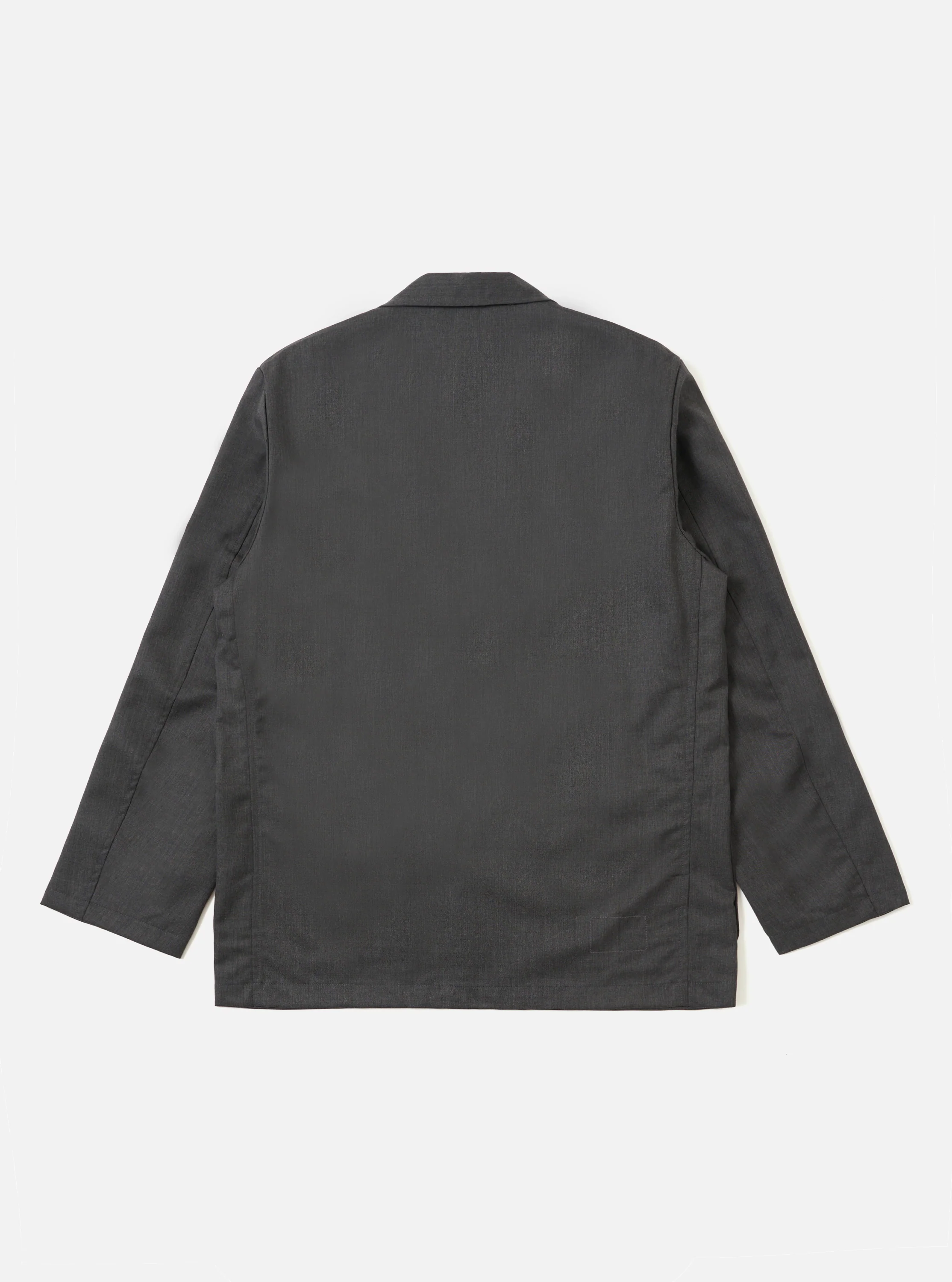 Charcoal Travel Suiting Two Button Jacket - Image 5