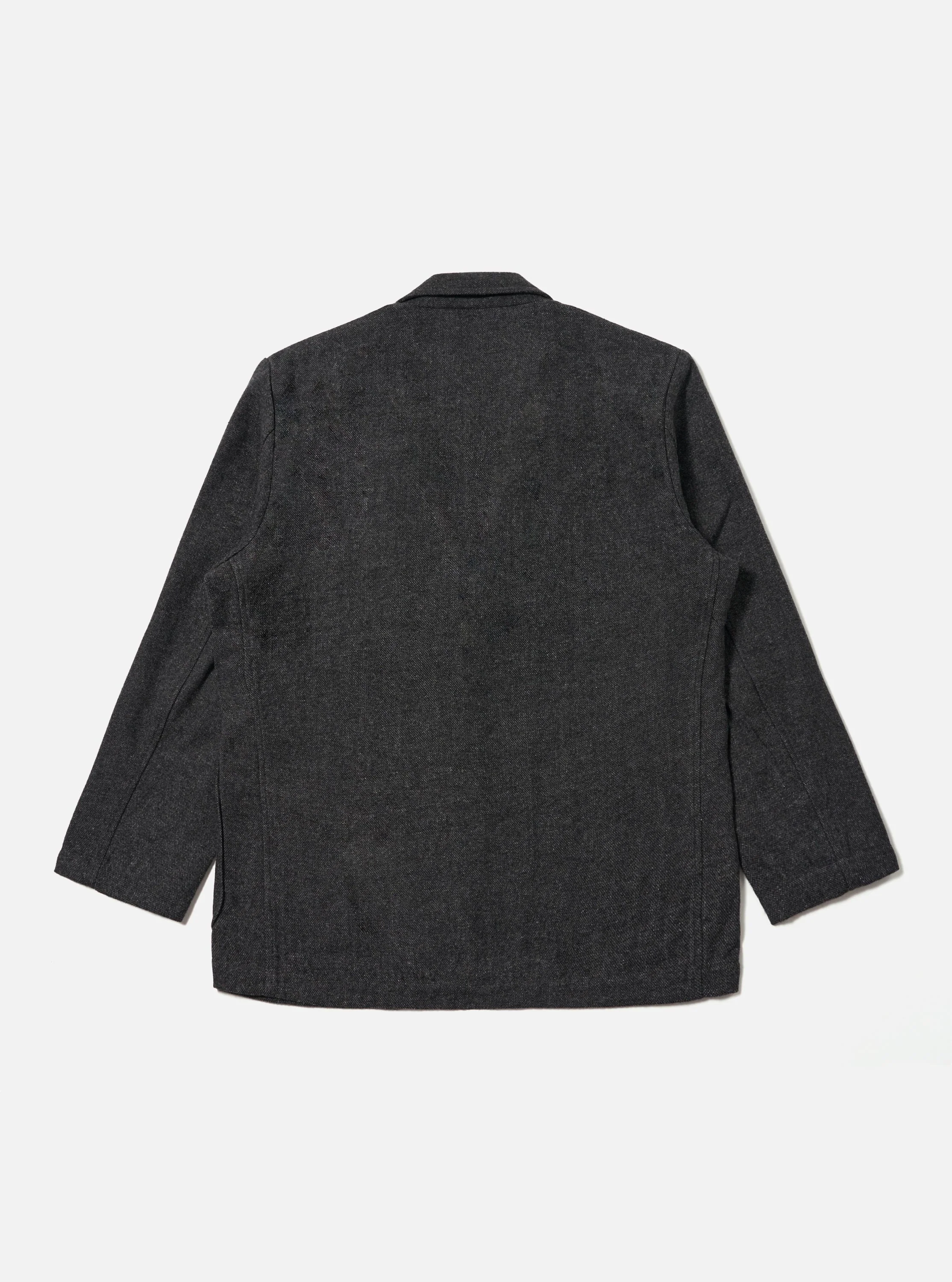 Grey Anders Wool Upcycled Two Button Jacket - Image 5