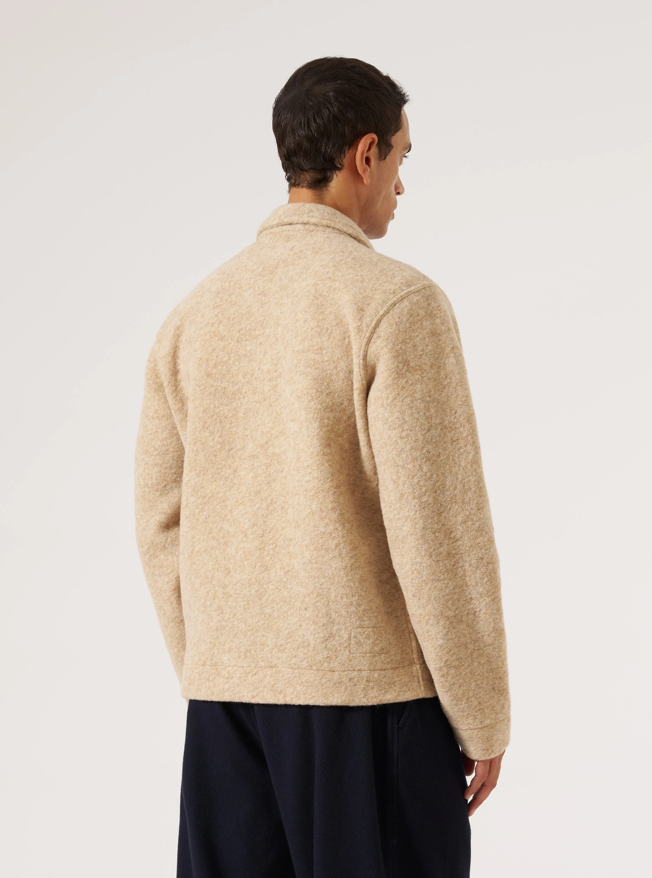 Fawn Wool Fleece Uniform Jacket - Image 3