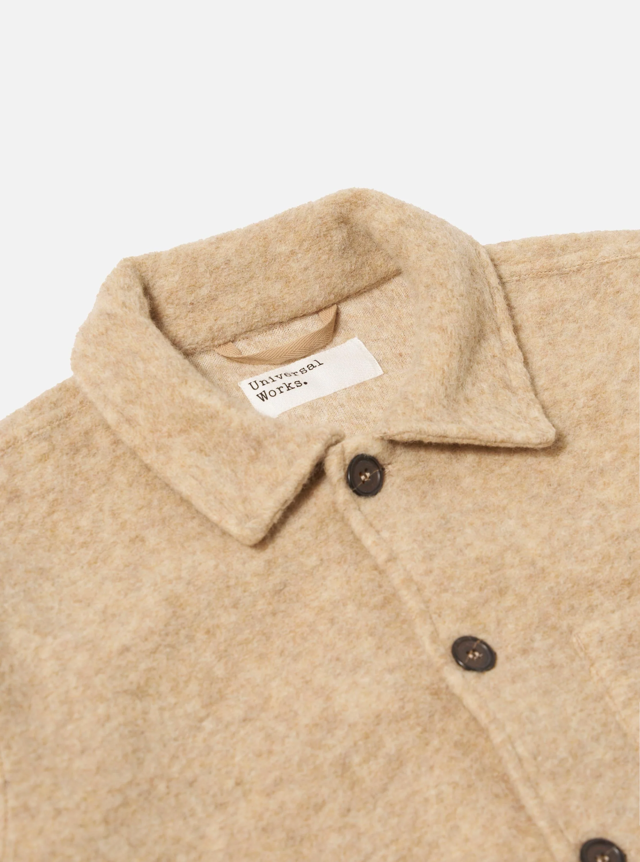 Fawn Wool Fleece Uniform Jacket - Image 6