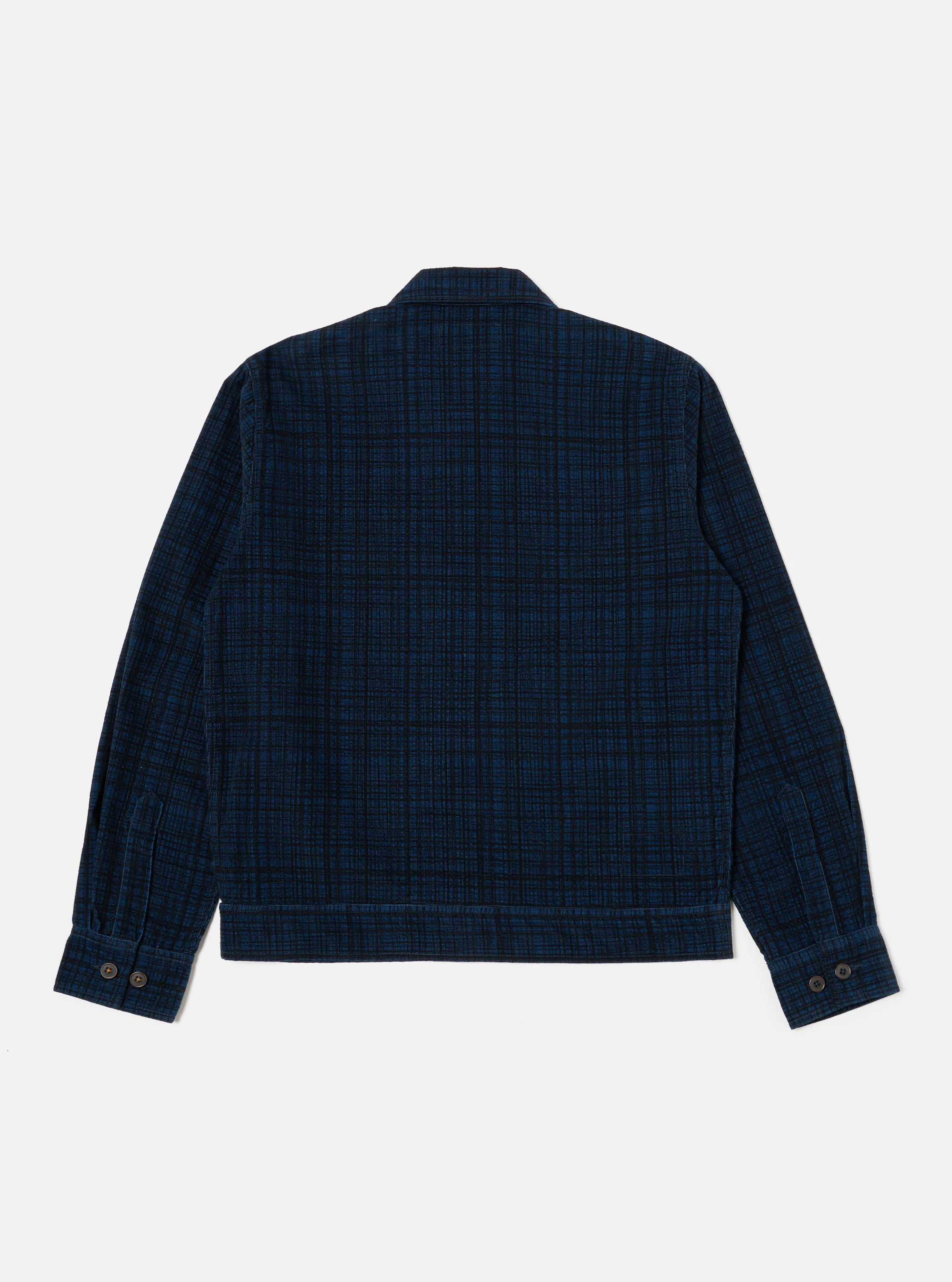 Navy Check Cord Seersucker Uniform Jacket - Image 3