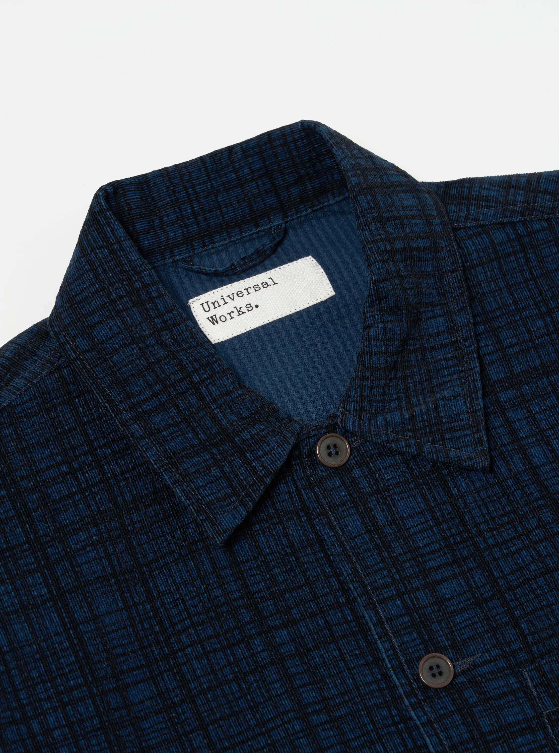 Navy Check Cord Seersucker Uniform Jacket - Image 4