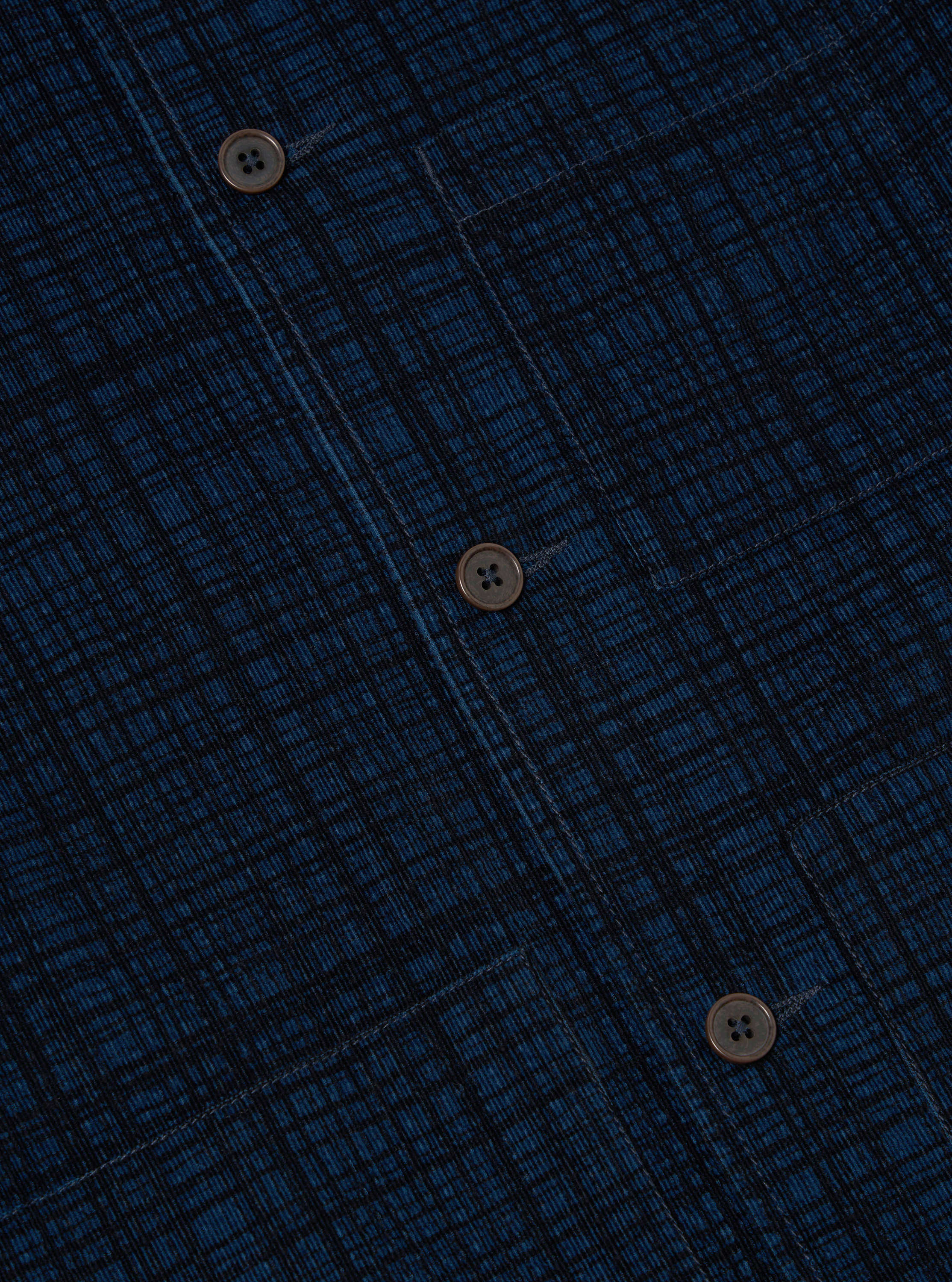 Navy Check Cord Seersucker Uniform Jacket - Image 5