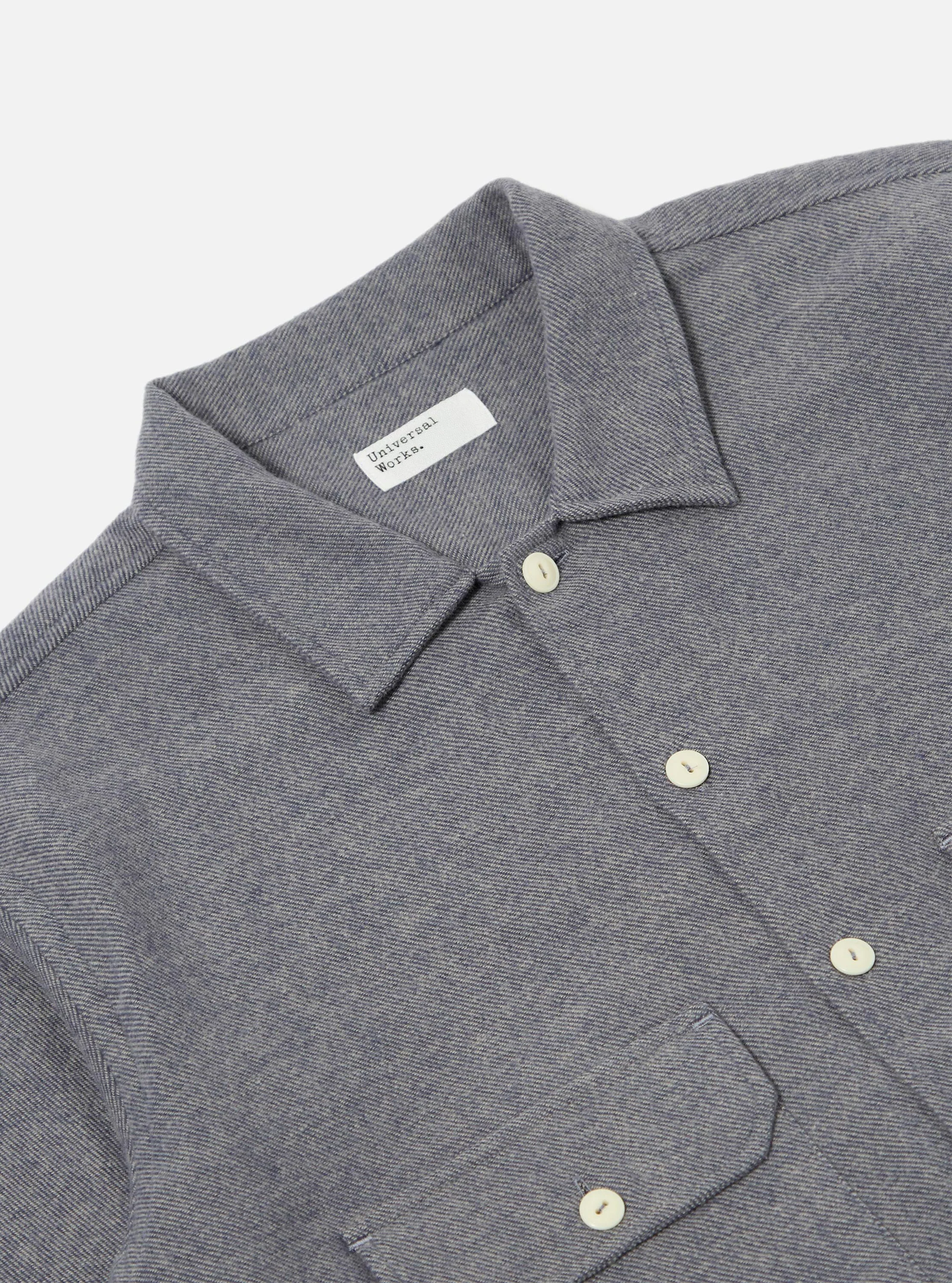 Blue Alaska Cotton Utility Shirt - Image 6