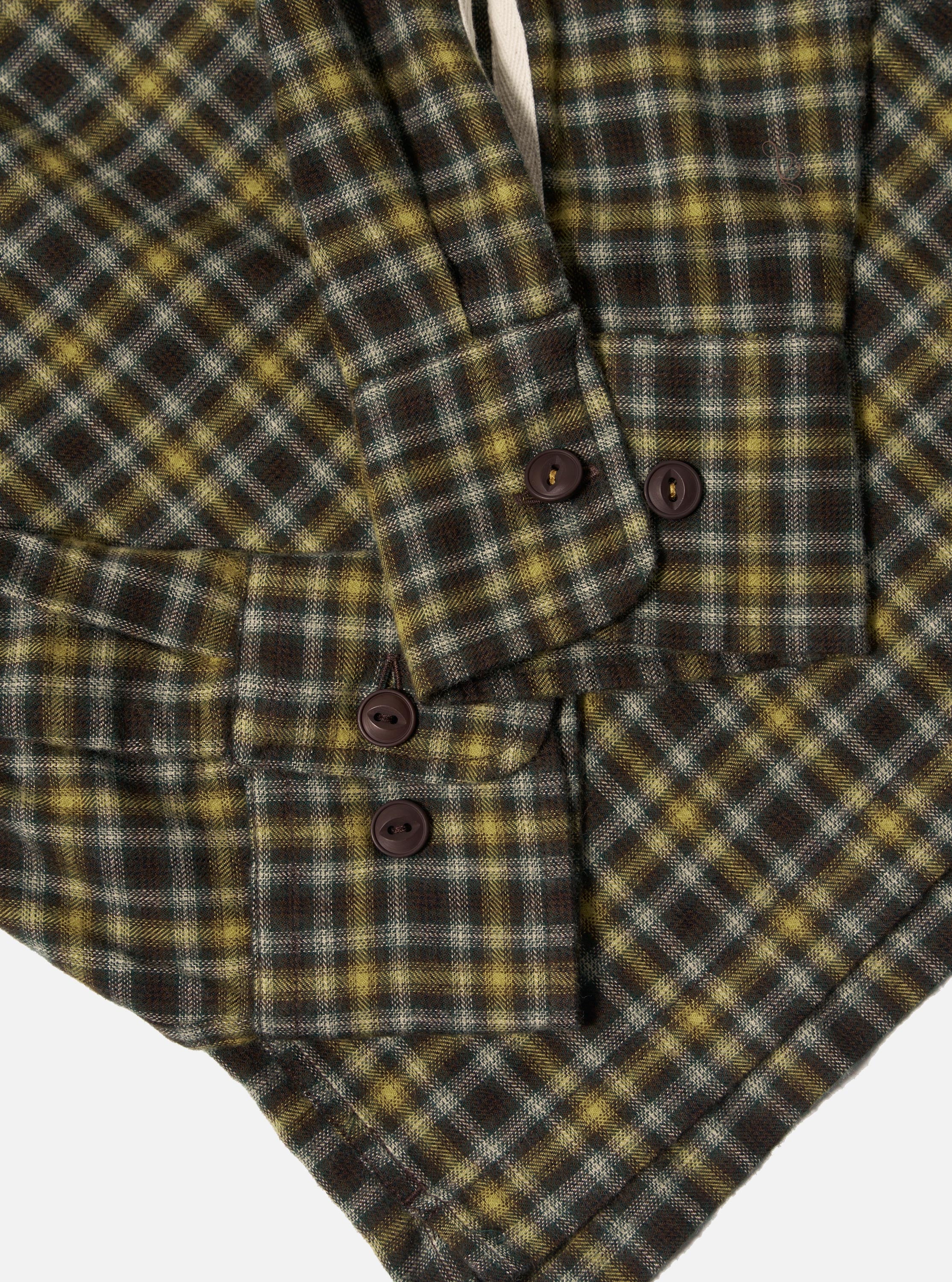 Brown Bang Check Utility Shirt - Image 9