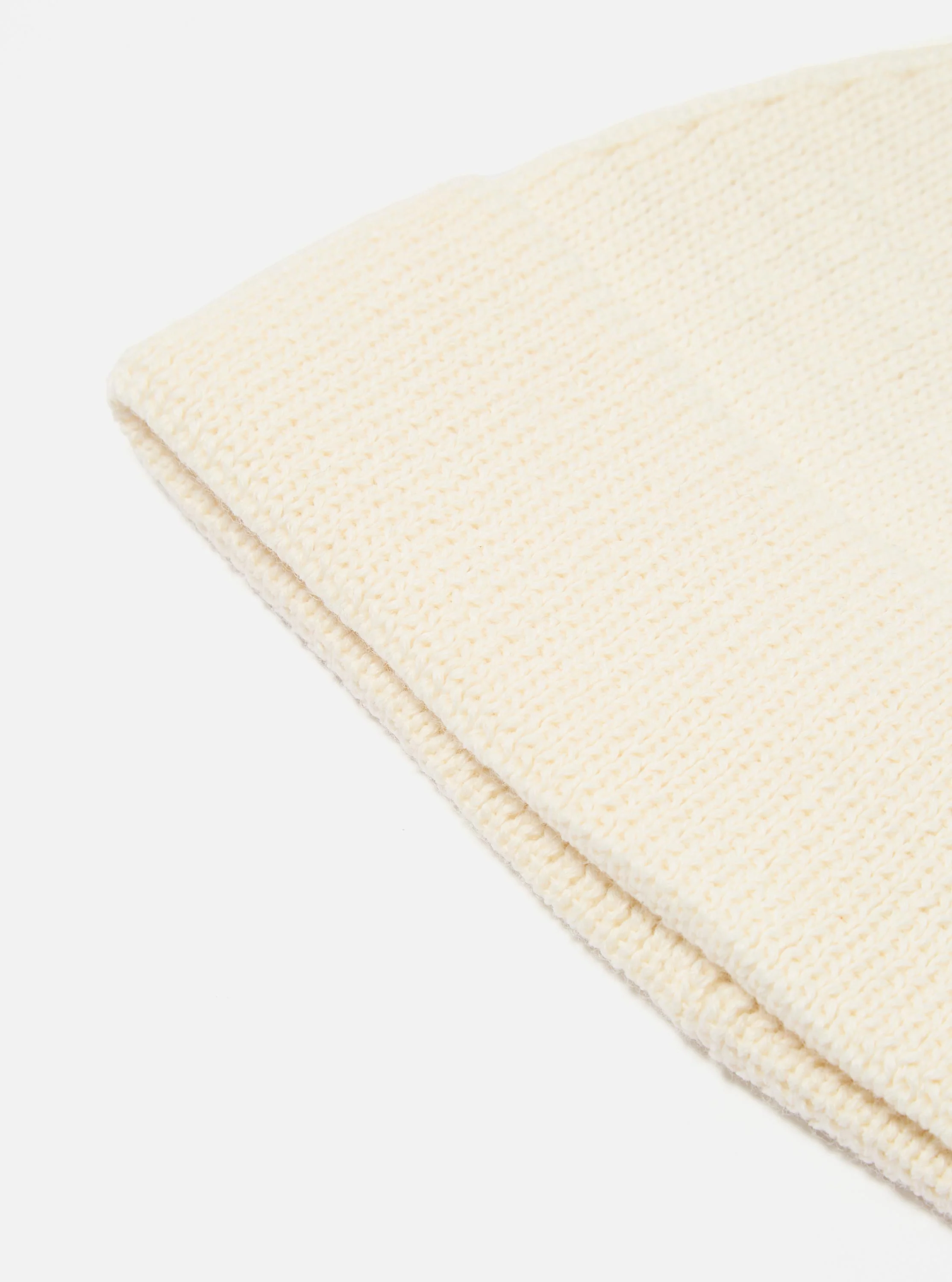 Ecru Merino Knit Watch Cap - Image 3