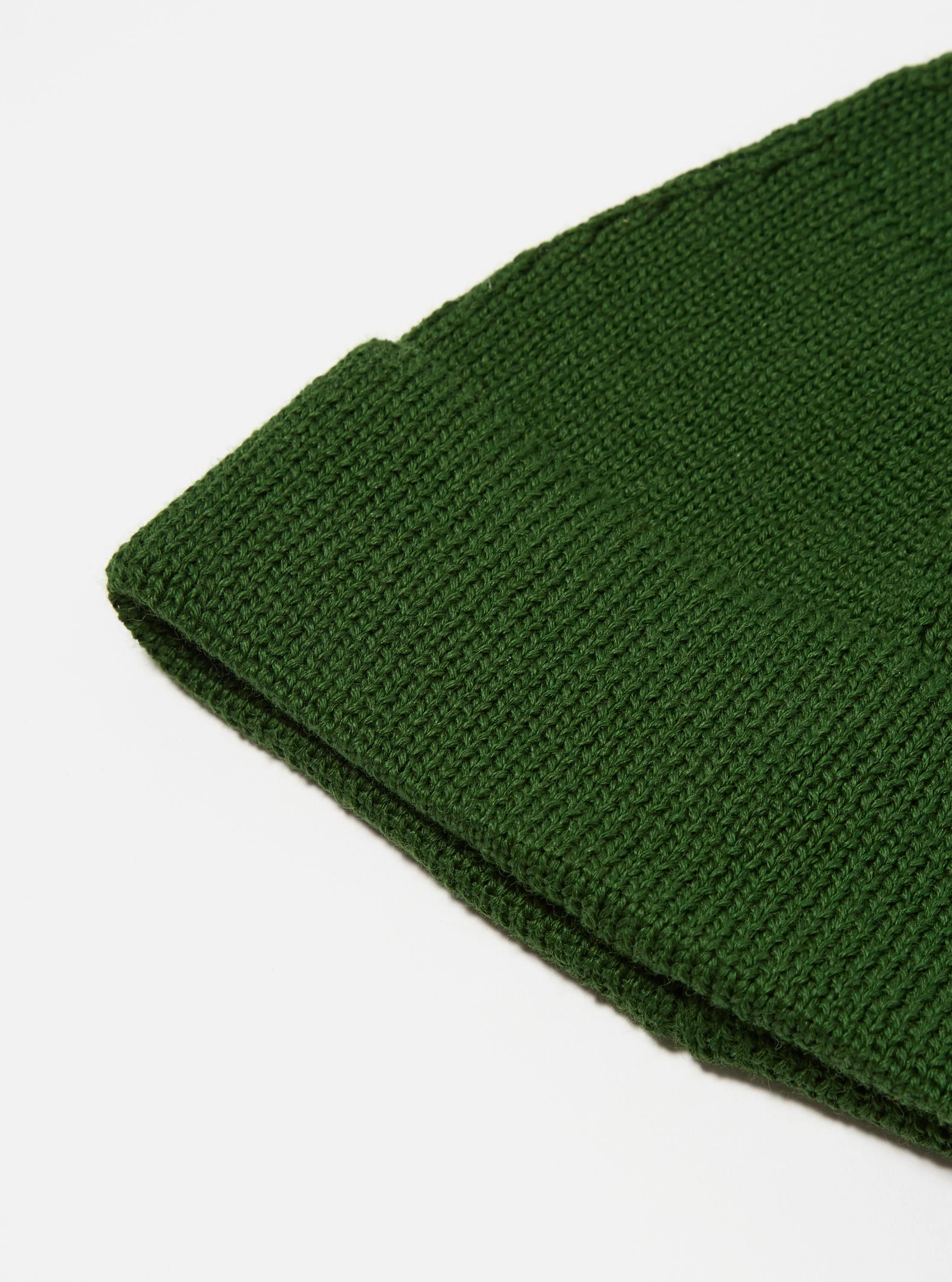 Green Merino Knit Watch Cap - Image 3
