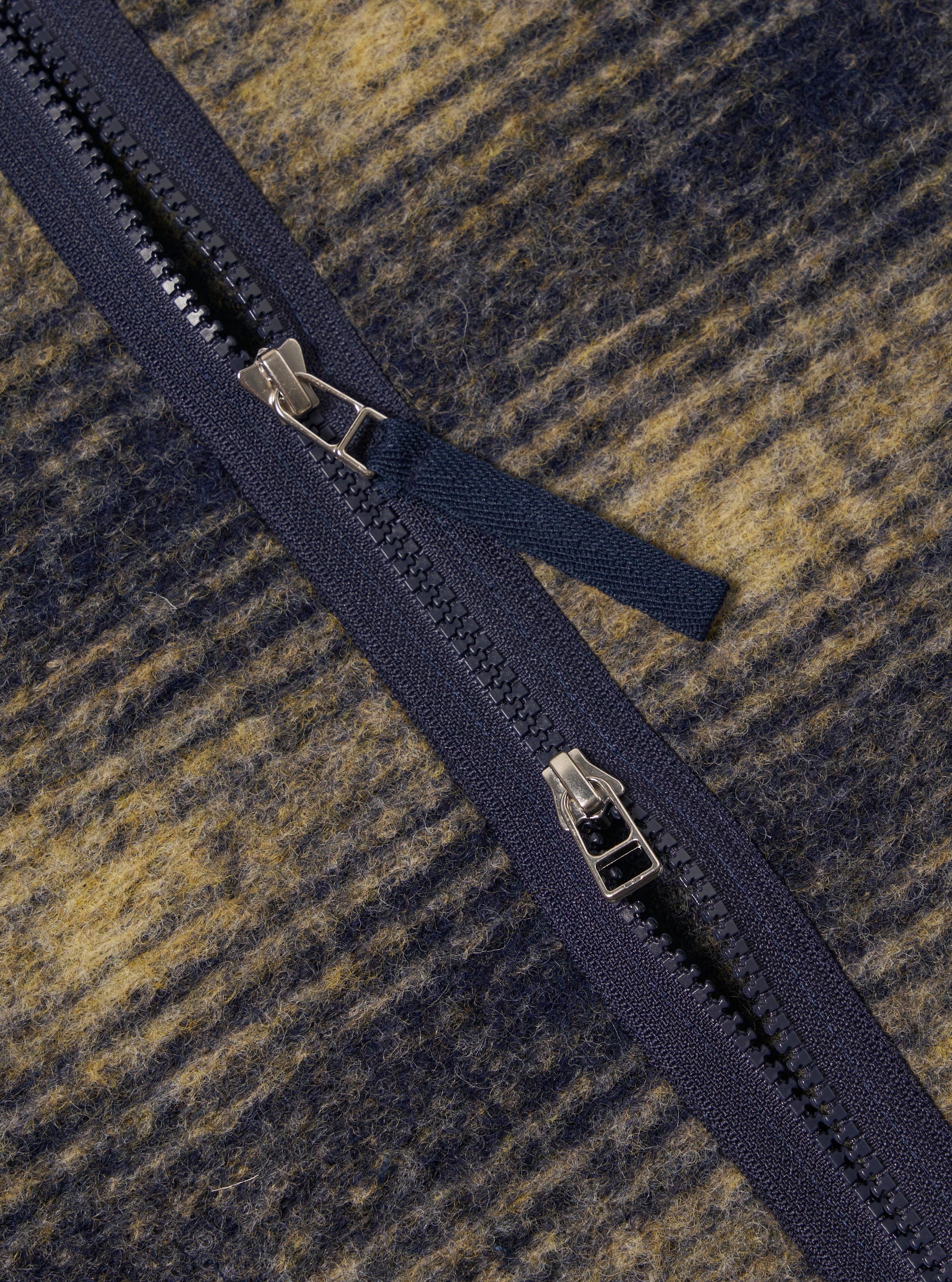 Navy Uist Fleece Zip Liner Jacket - Image 6