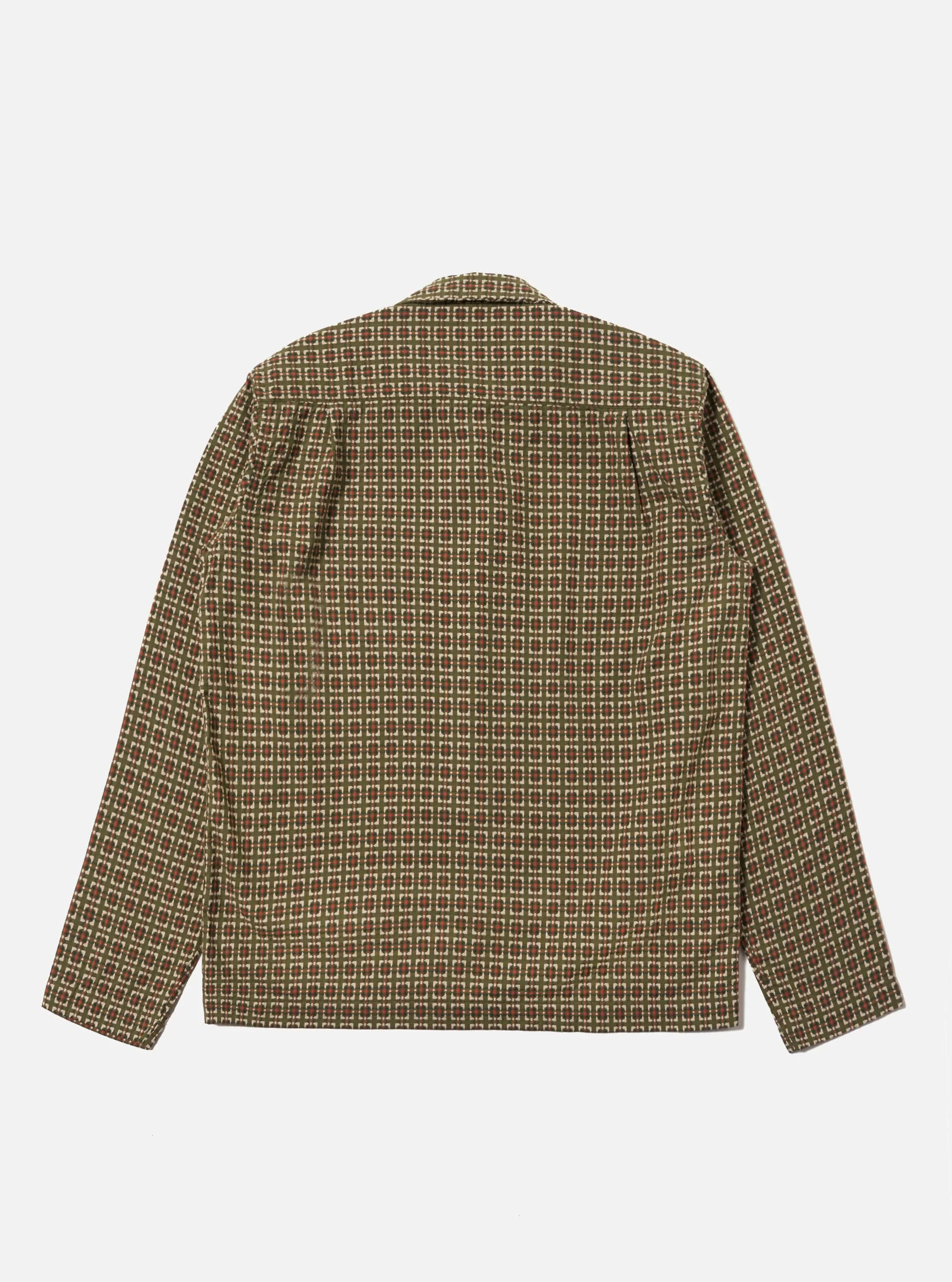 Olive Oscar Cotton Zip Shirt - Image 5